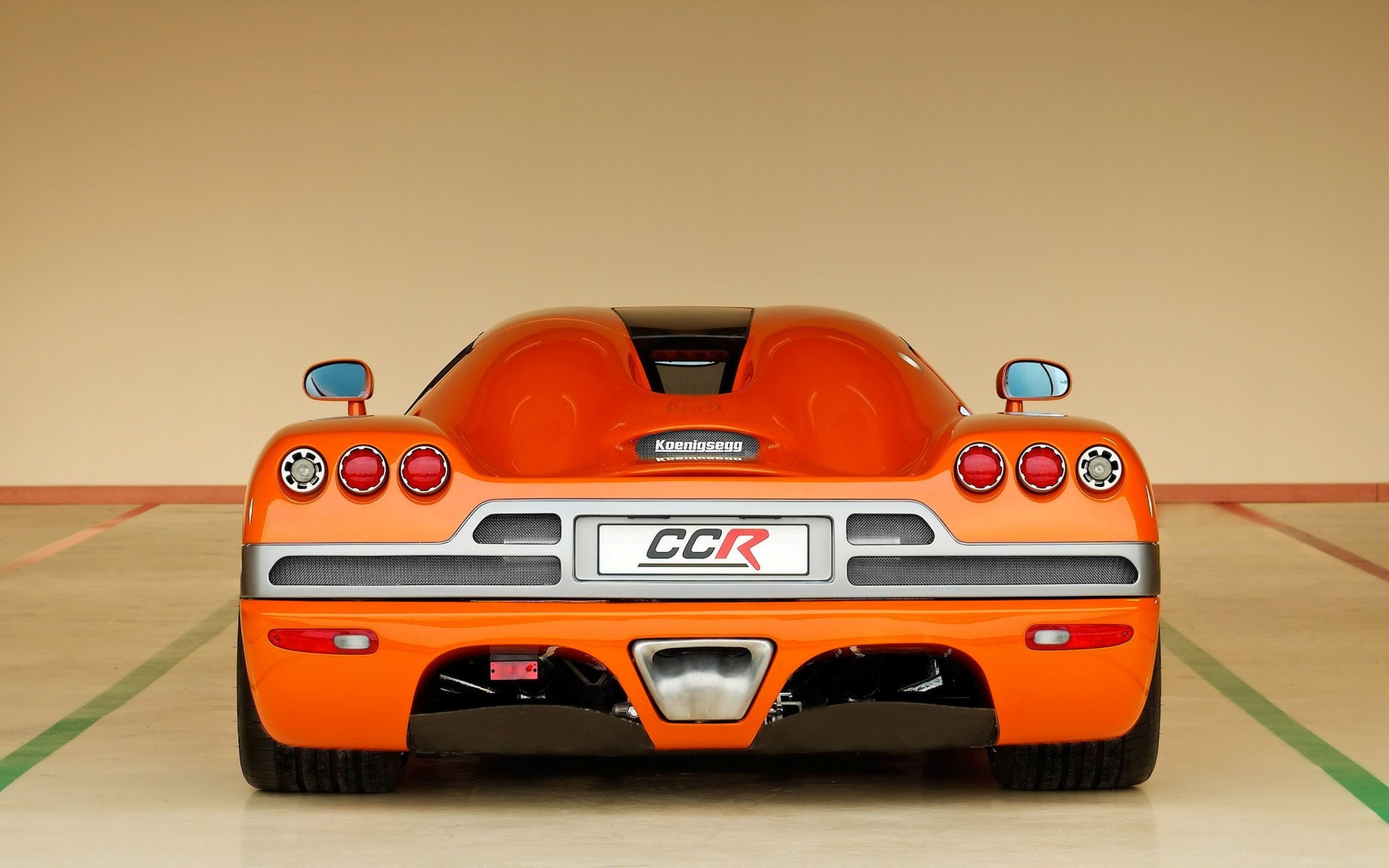 1080P, Hypercar, Koenigsegg, Koenigsegg CCR, Orange Cars, Mid engine, Tailights, HD Wallpaper
