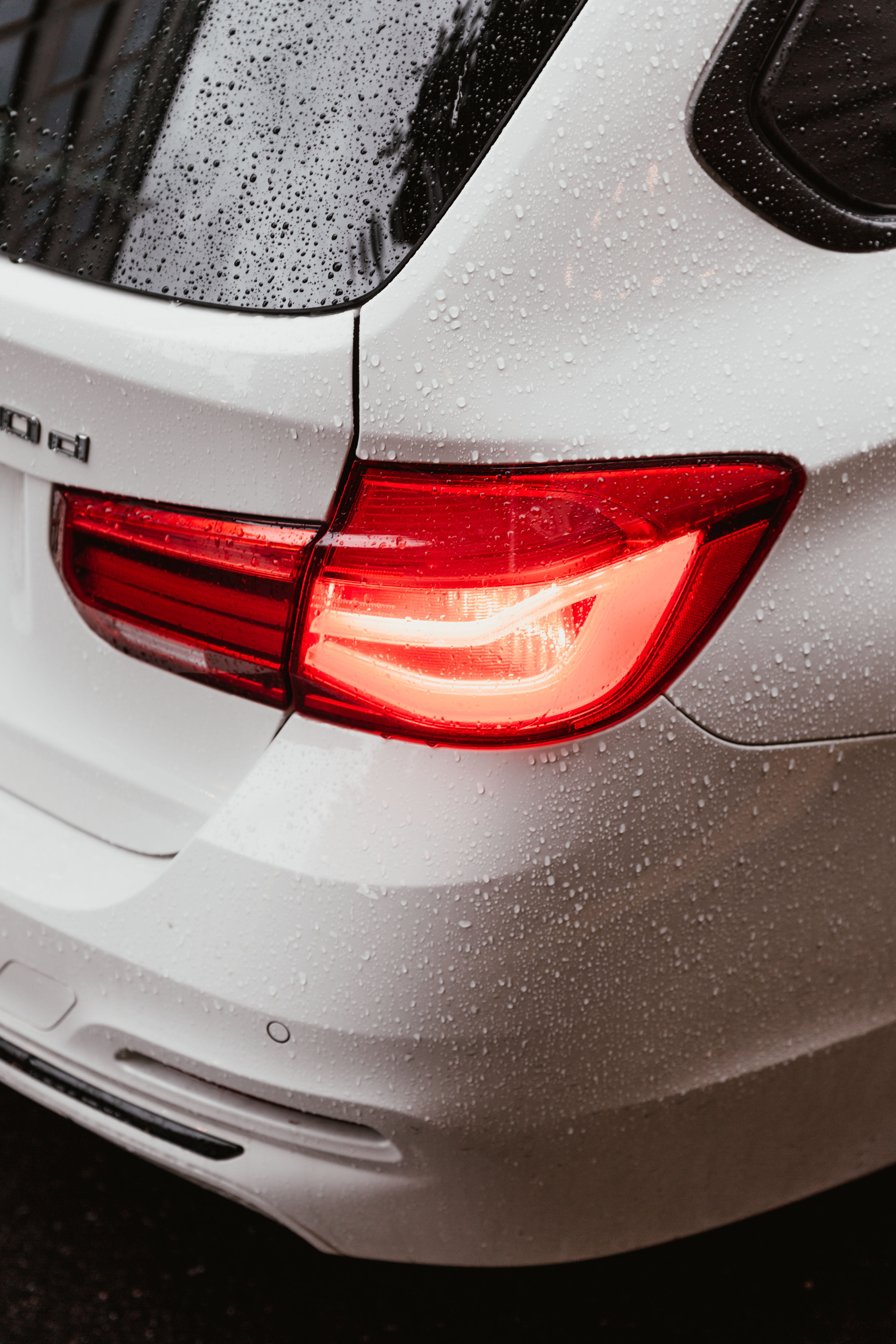 bmw, silver colored, tail light, glass - material, tailights, red, luxury, motor vehicle, wheel, land vehicle, tire, headlight, white color, car, 5K, day, Phone HD Wallpaper