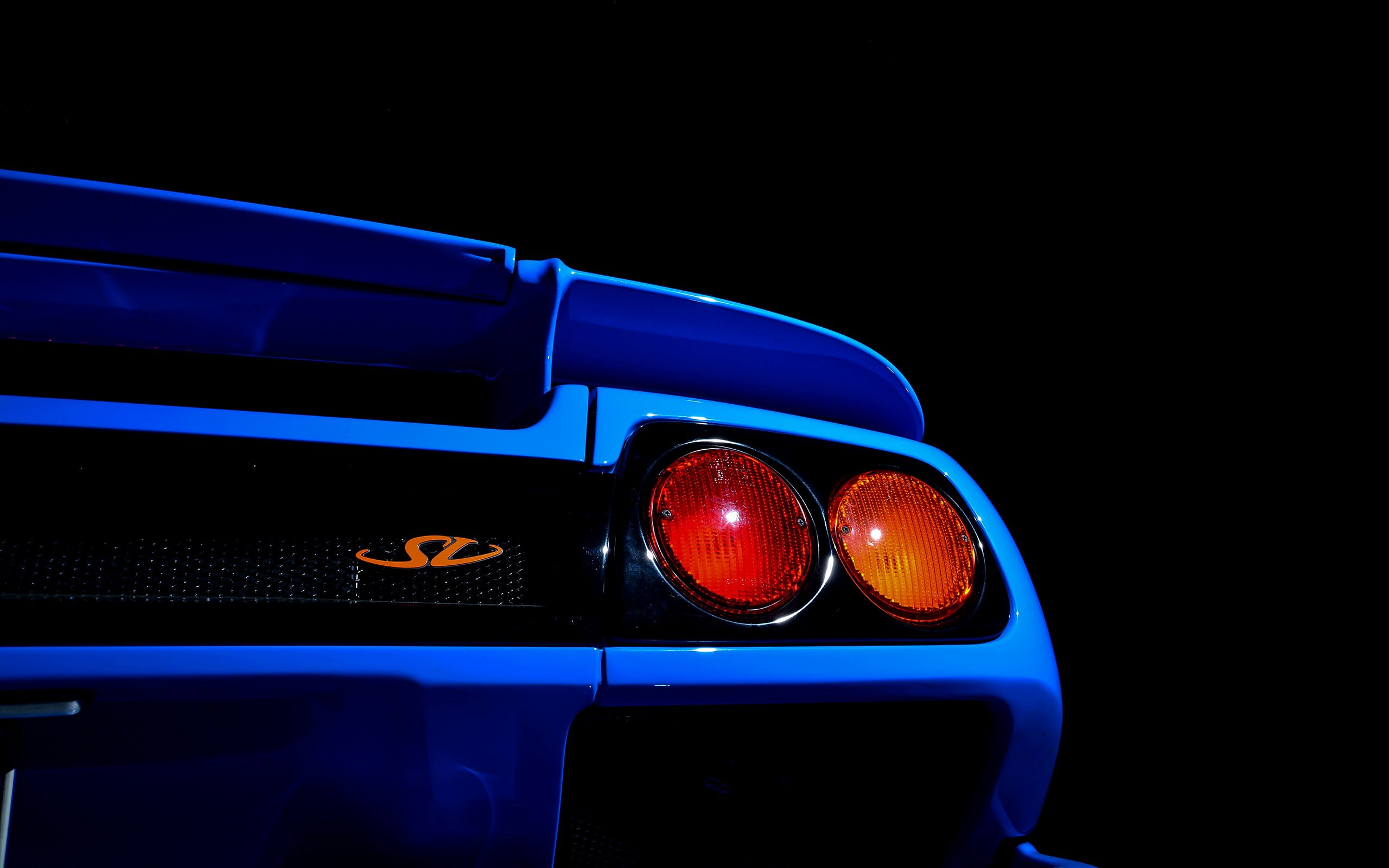 car, vehicle, Simple Background, Lamborghini Diablo Sv, Tailights, 2K, HD Wallpaper