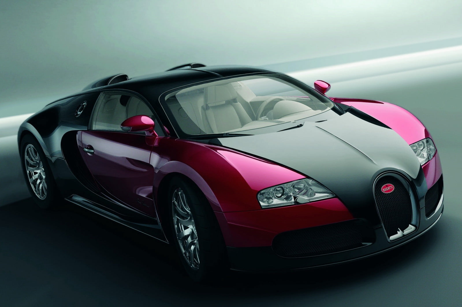 mode of transportation, black, silver colored, coupe, motor vehicle, veyron, studio shot, Bugatti, modern, retro styled, stationary, luxury, car, reflection, HD Wallpaper