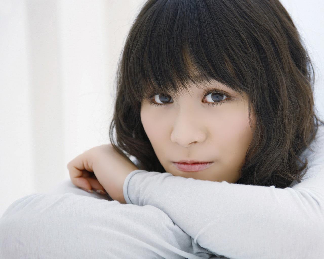 face, Perfume (Band), portrait, eyes, Japanese women, Achan, 720P, HD Wallpaper