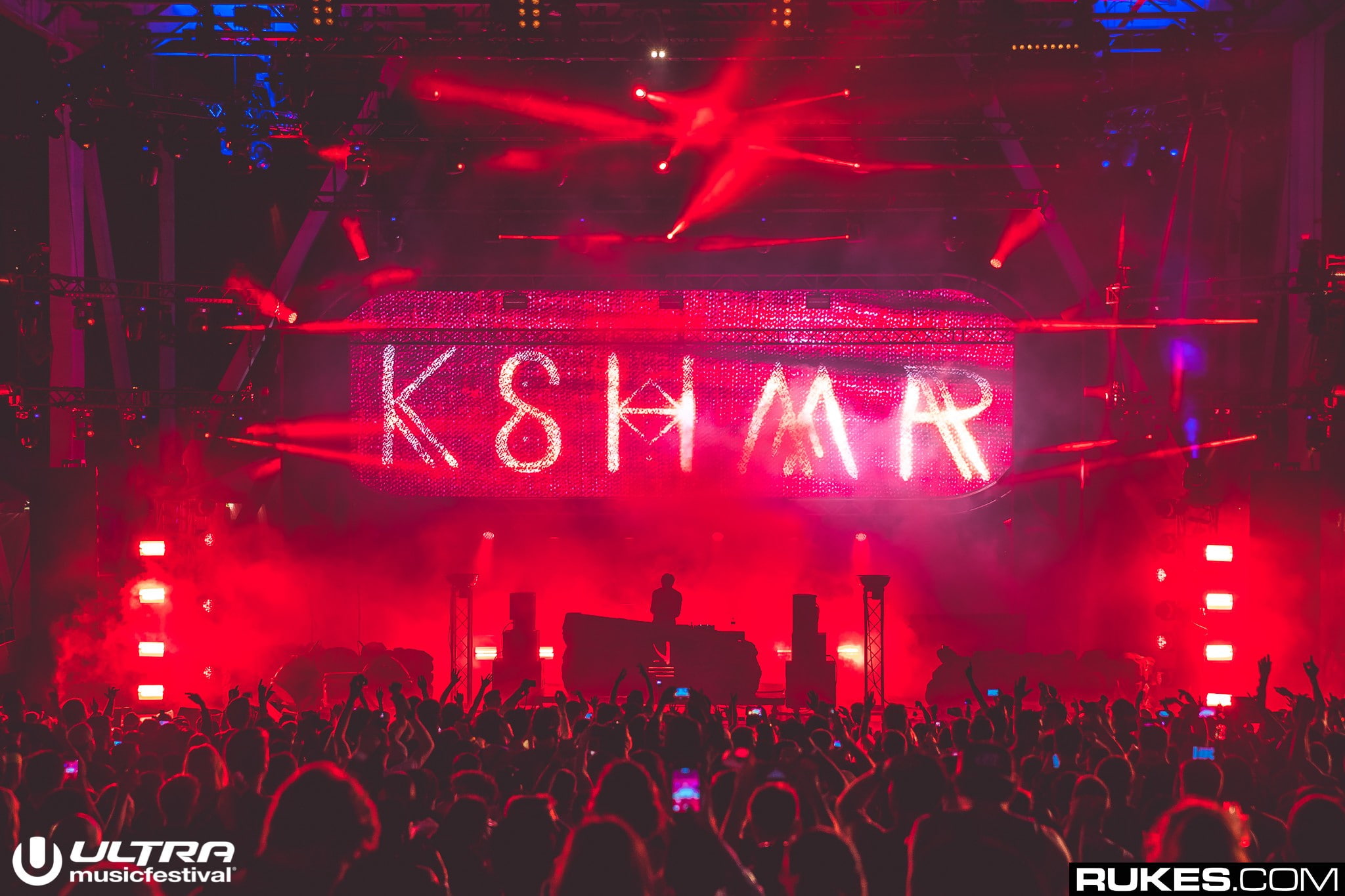 lifestyles, 1080P, event, nightlife, festival, leisure activity, group of people, light, Rukes, stages, crowd, popular music concert, music, Ultra Music Festival, HD Wallpaper