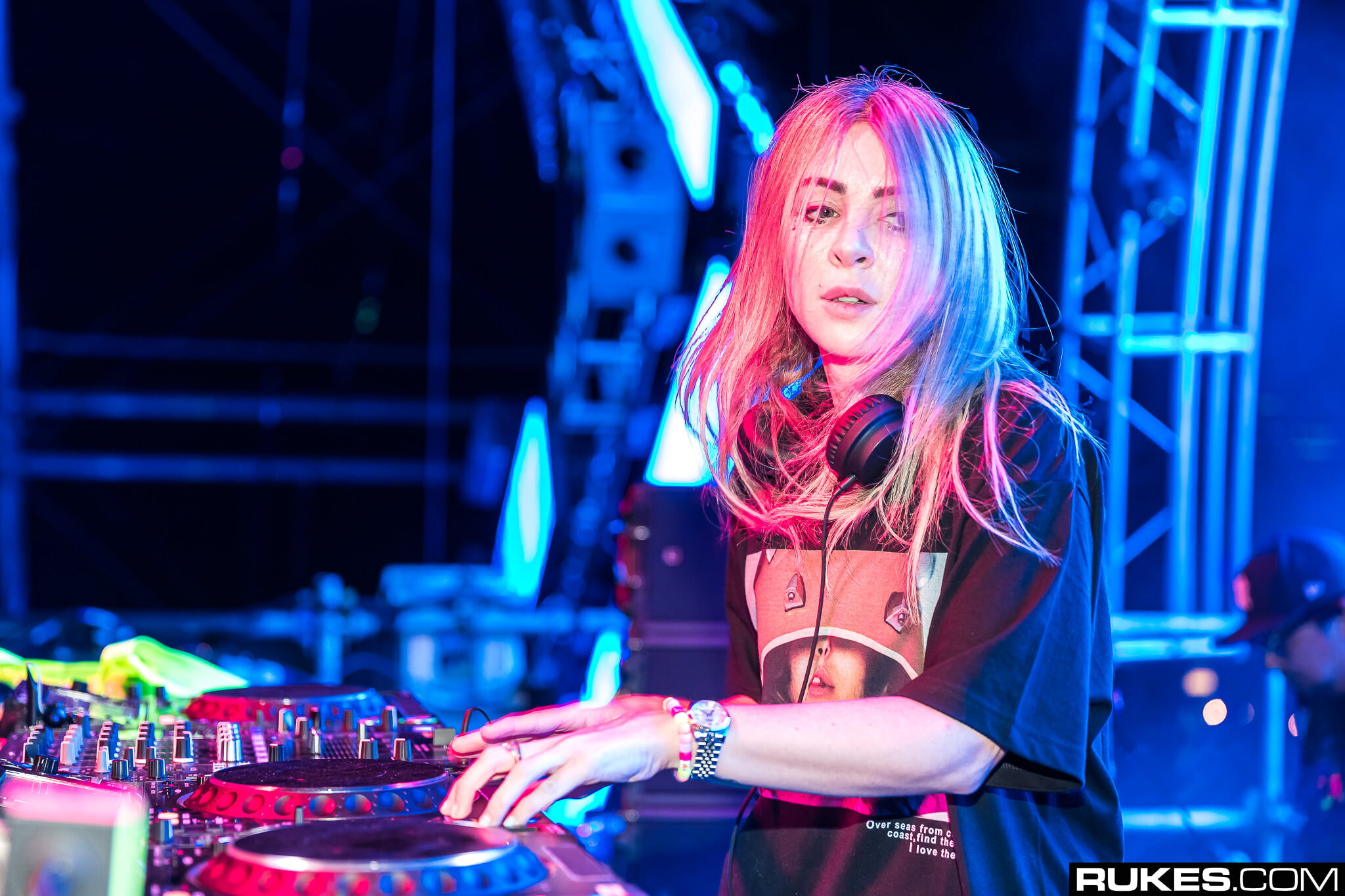 Rukes, Alison Wonderland, lights, 1080P, DJ, HD Wallpaper