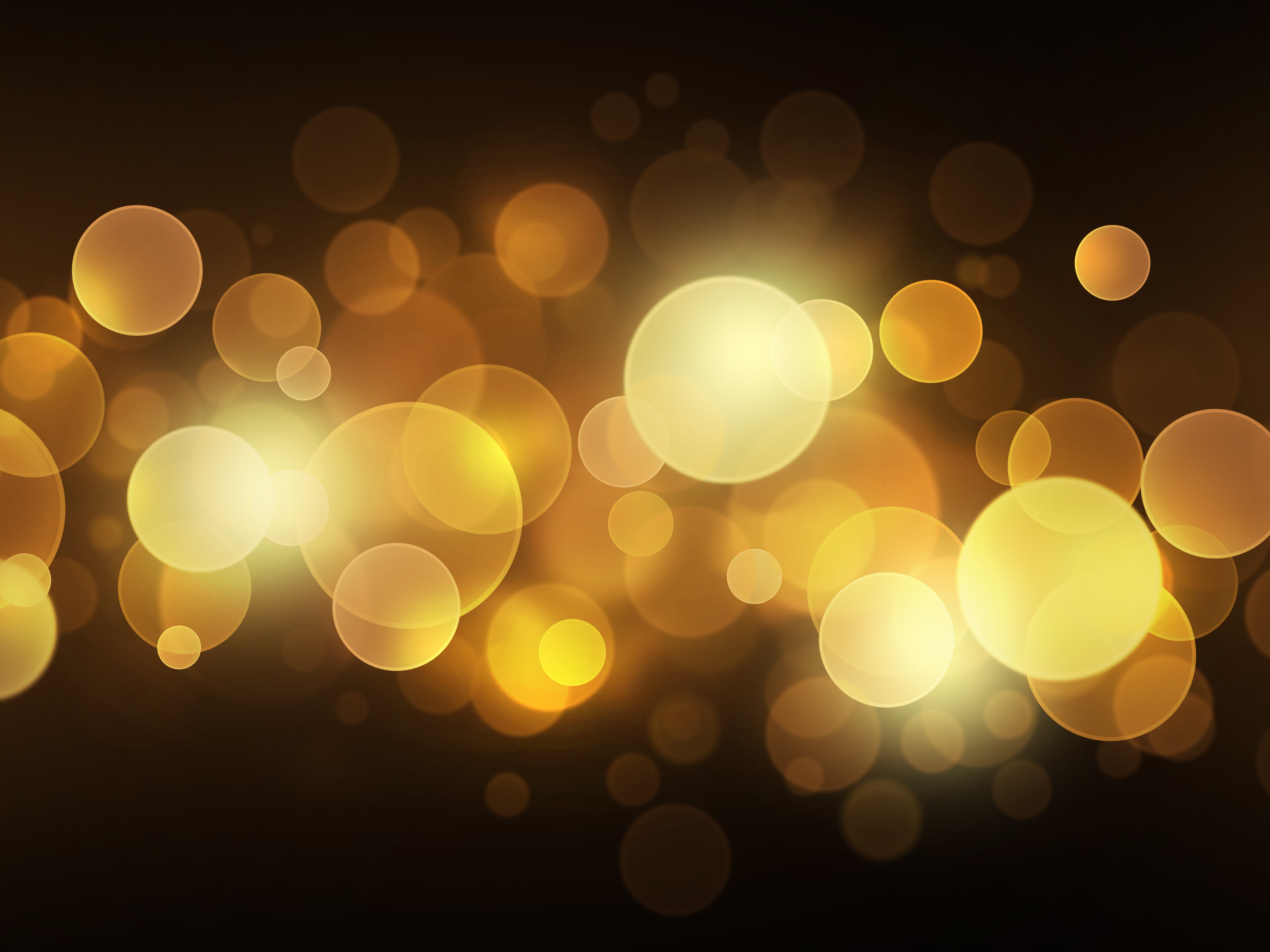 shiny, celebration, beauty in nature, photographic Effects, space, illuminated, circle, christmas, holiday, light - Natural Phenomenon, yellow, decoration, HD Wallpaper