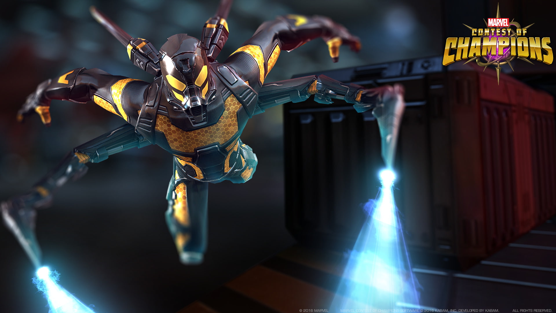 Yellowjacket (Marvel Comics), 1080P, Video Game, Darren Cross, MARVEL Contest of Champions, HD Wallpaper