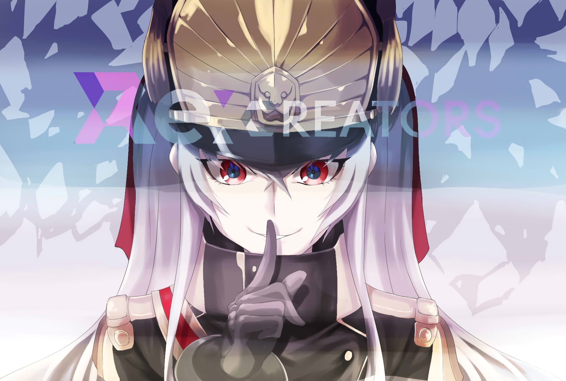 Gunpuku No Himegimi, anime girls, 1080P, Re:CREATORS, HD Wallpaper