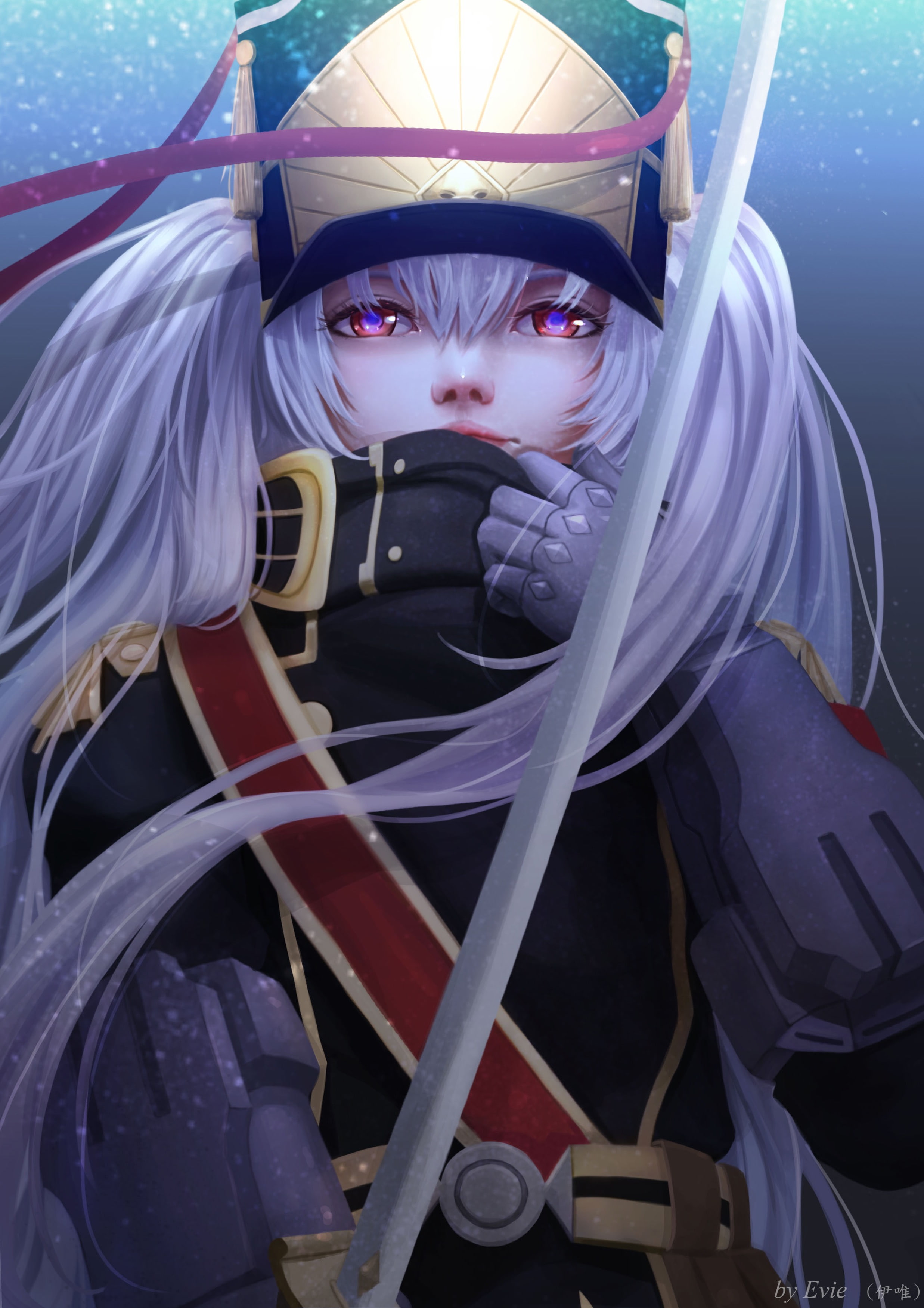 adult, sport, anime girls, winter sport, waist up, helmet, young men, 2K, one person, young adult, Re:CREATORS, security, protection, headwear, ice hockey, Phone HD Wallpaper