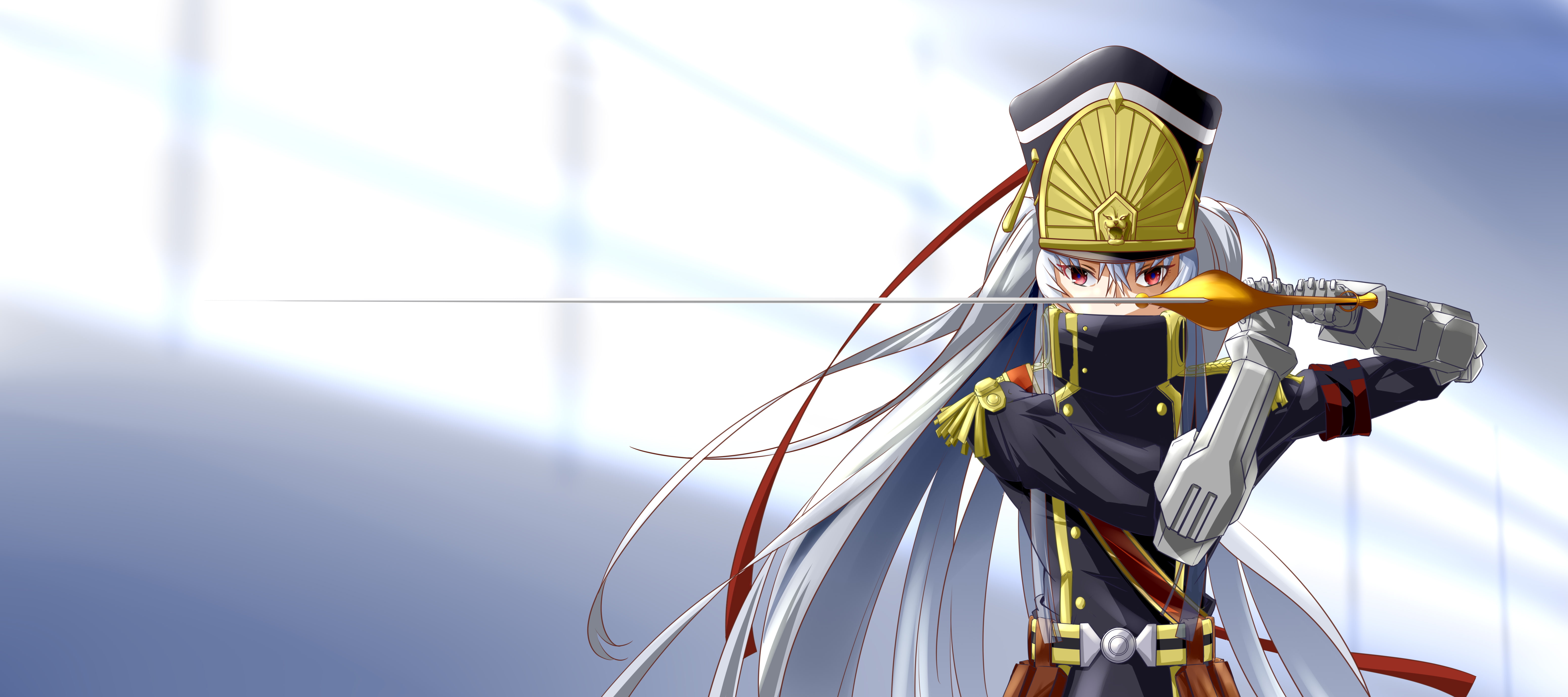 5K, anime girls, Re:CREATORS, Gunpuku No Himegimi, HD Wallpaper