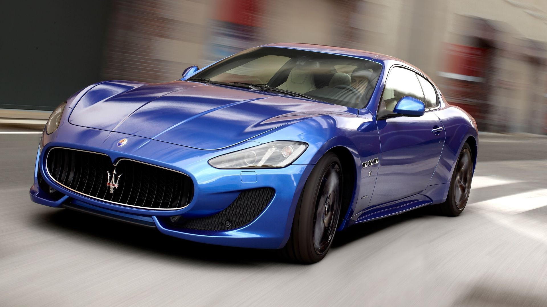 Maserati GranTurismo, Maserati, blue cars, 1080P, car, HD Wallpaper