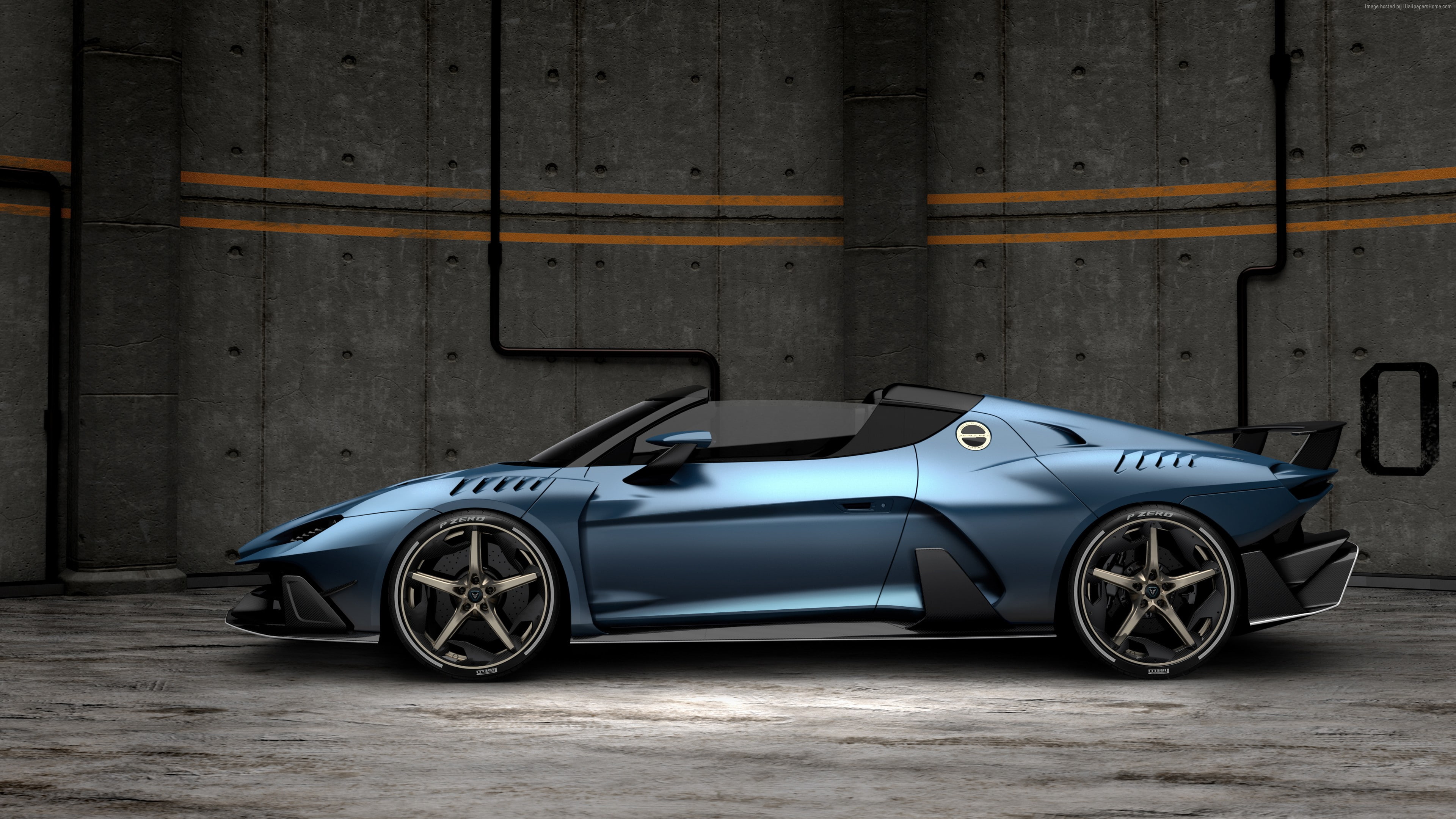 4K, 4K, Geneva Motor Show 2018, Italdesign Zerouno Duerta, HD Wallpaper