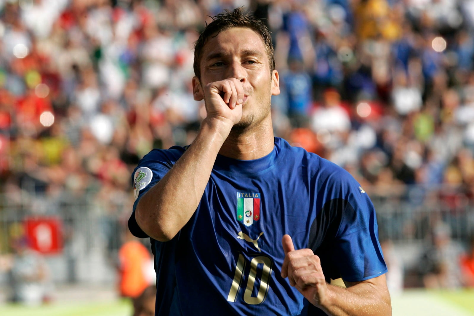 Francesco Totti, AS Roma, 720P, Rome, Totti, FIFA, Goal, ASR, Italy, FIFA World Cup, Football Player, Football, soccer, Puma, HD Wallpaper