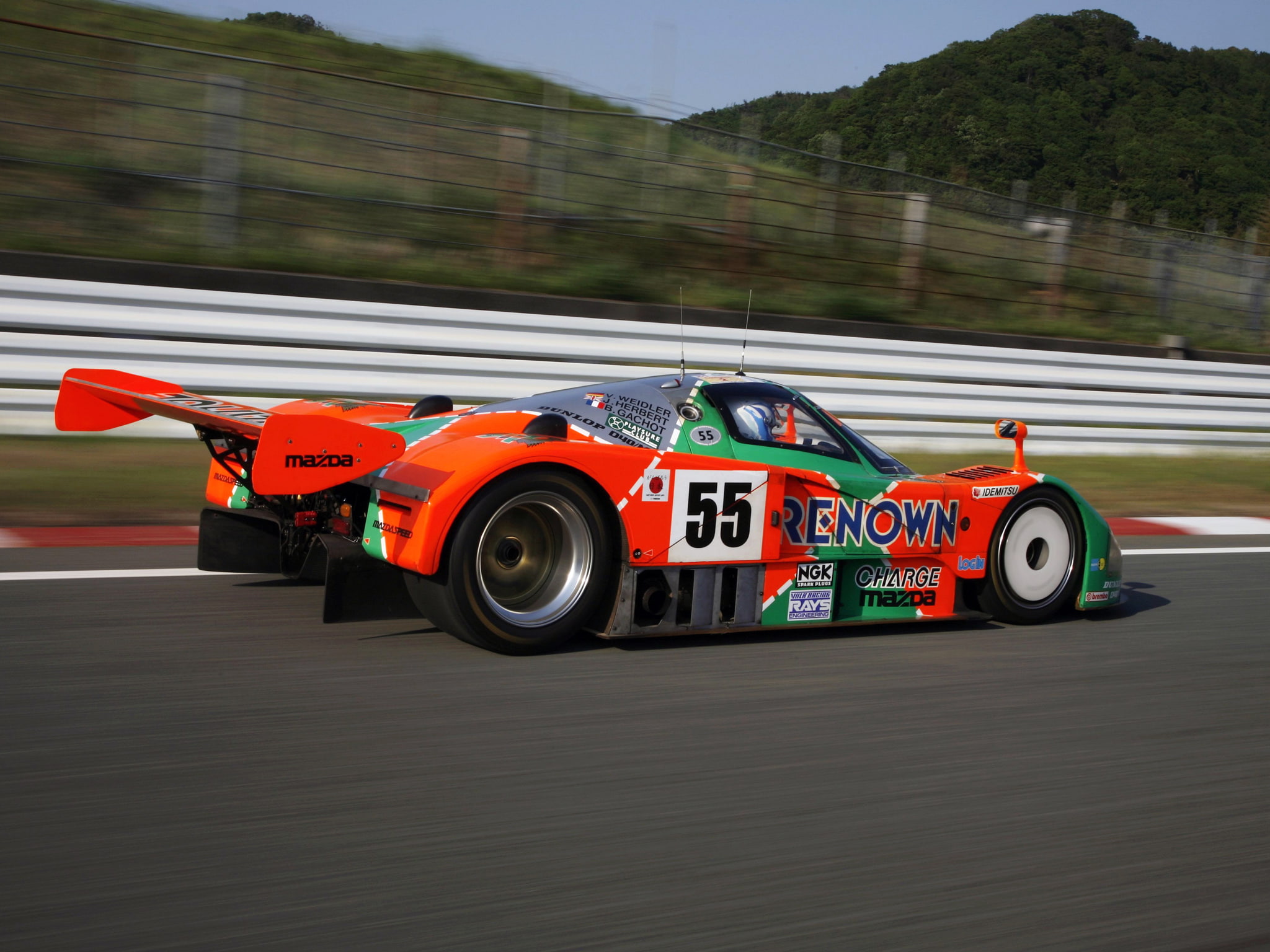 racing, 1991, 787b, 1080P, mazda, race, HD Wallpaper