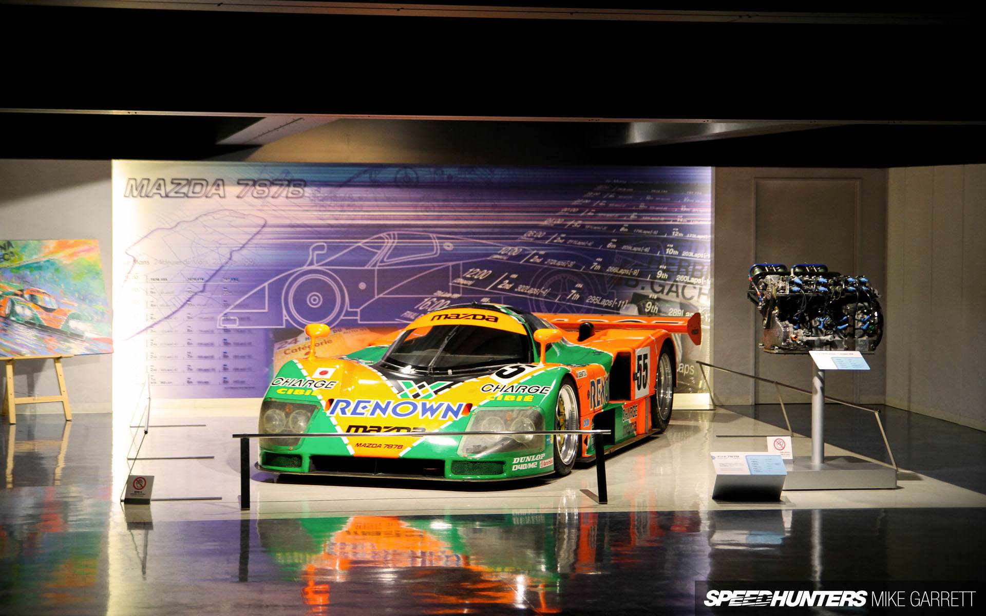 mazda, car, race, 1080P, cars, 787b, hd, b, HD Wallpaper