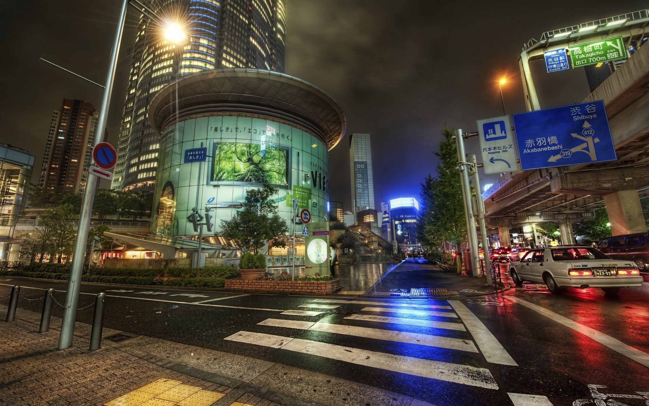 illuminated, editorial, gray, travel Destinations, business, no people, car, skyscraper, nature, city, travel, motor vehicle, metropolis, building, outdoors, HD Wallpaper