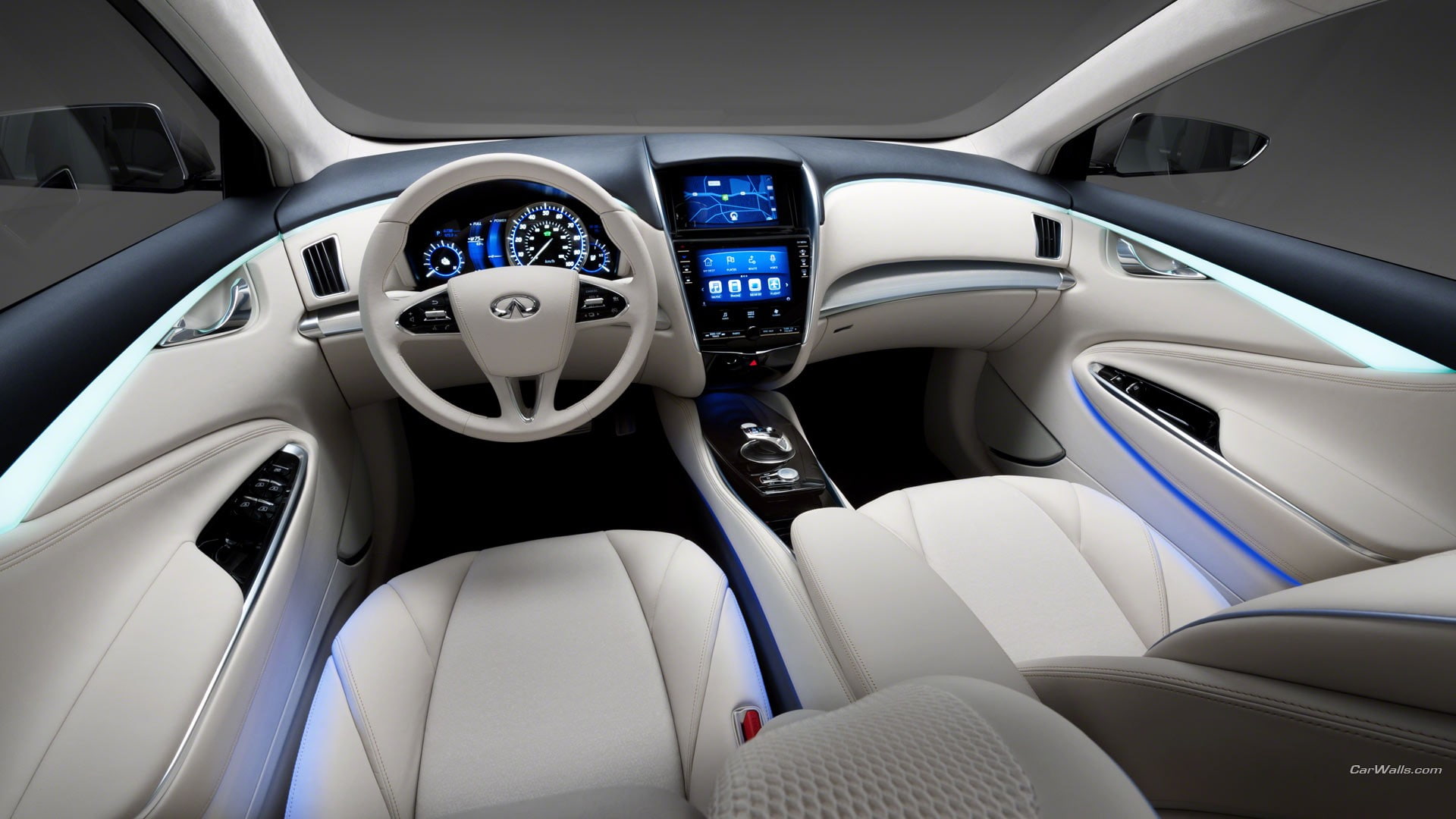 car interior, concept cars, 1080P, Infiniti Le Concept, HD Wallpaper