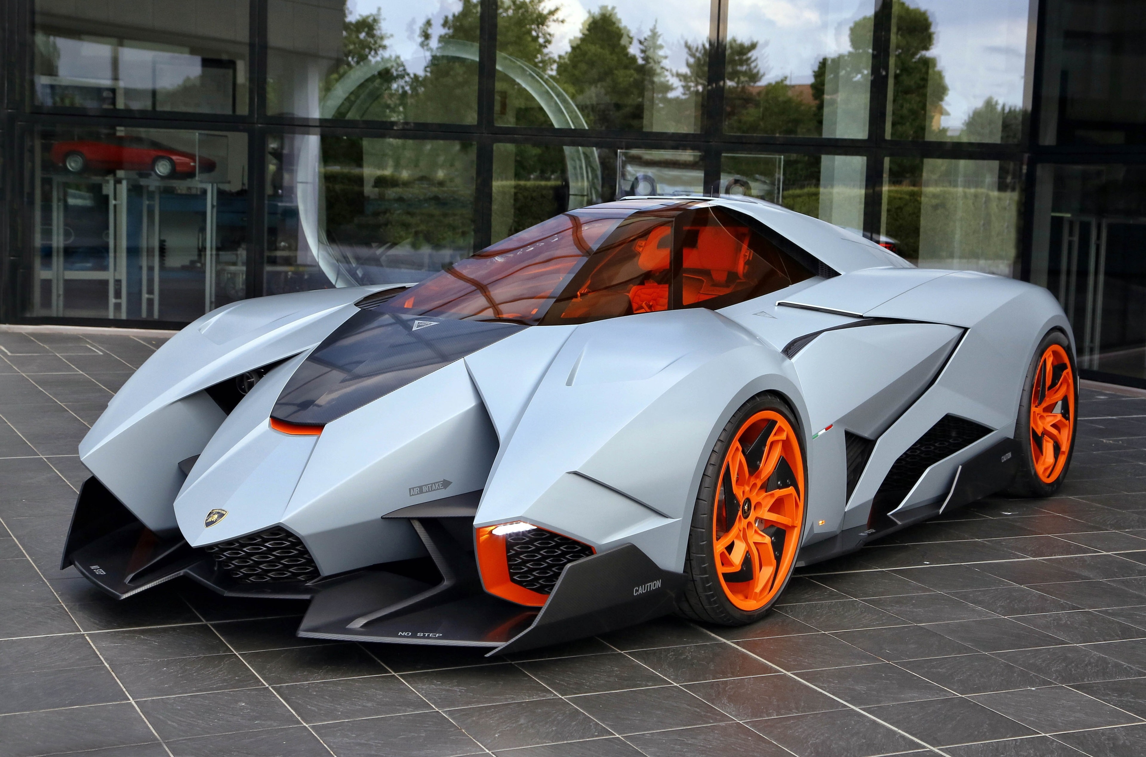 lamborghini egoista 4k hd background, 4K, HD Wallpaper
