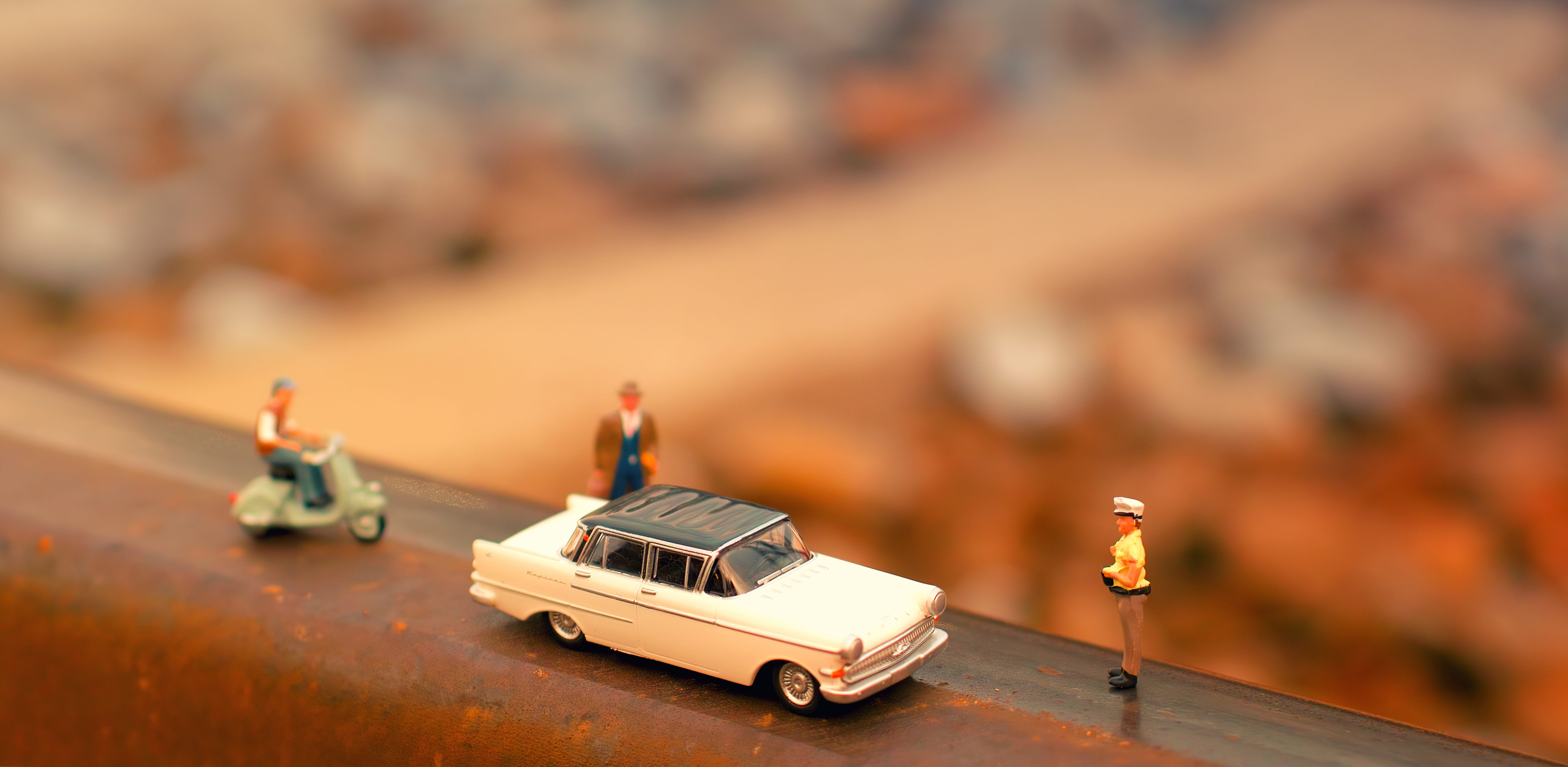 scale, blurred background, car, nature, shift, land vehicle, selective focus, transportation system, transportation, single object, automobile, two objects, HD Wallpaper