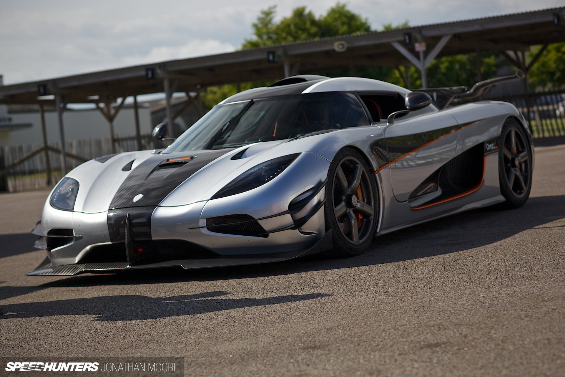 silver, auto racing, focus on foreground, silver cars, vehicle, blue, sky, Koenigsegg, sports car, cloudy, Koenigsegg One:1, car, no people, road, sports race, HD Wallpaper