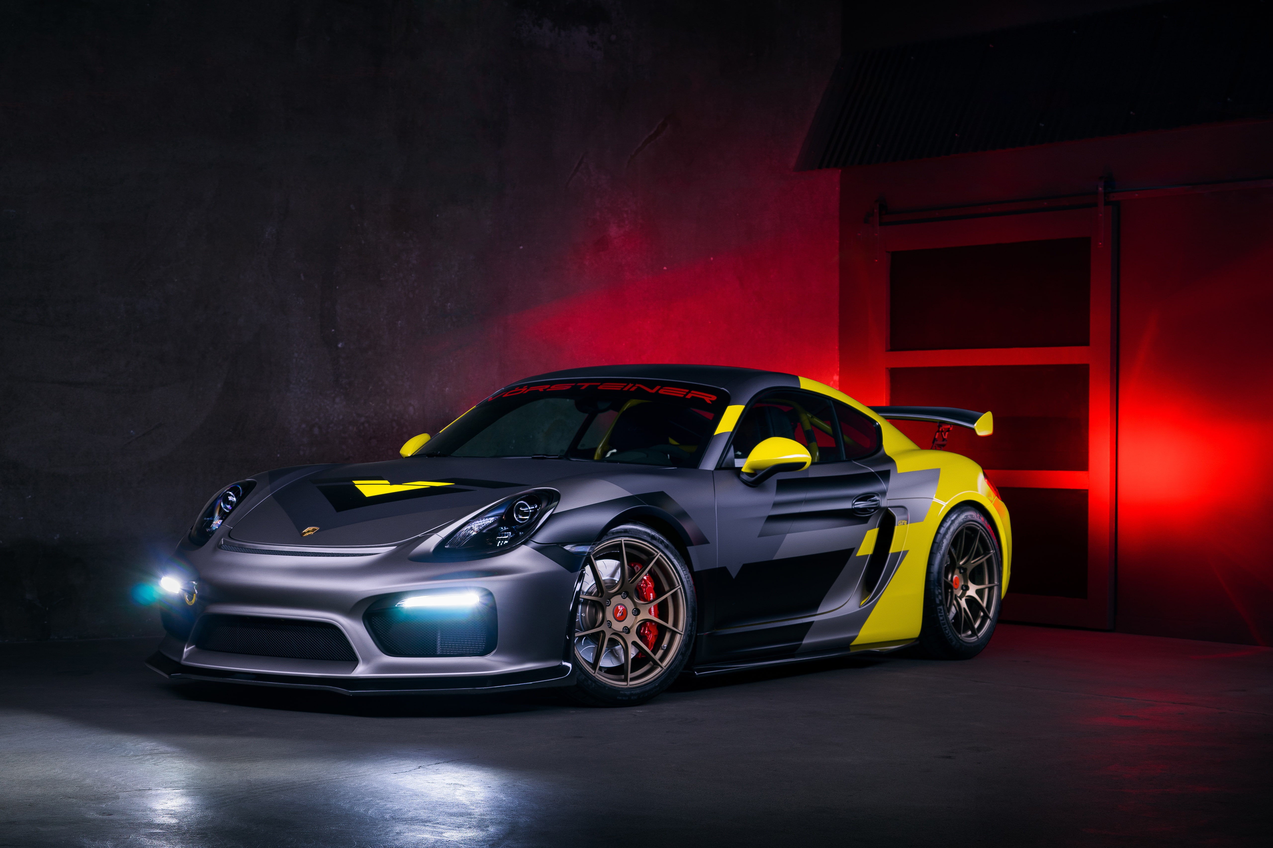 5K, Porsche, Vorsteiner, Cayman GT4, 5K, HD Wallpaper
