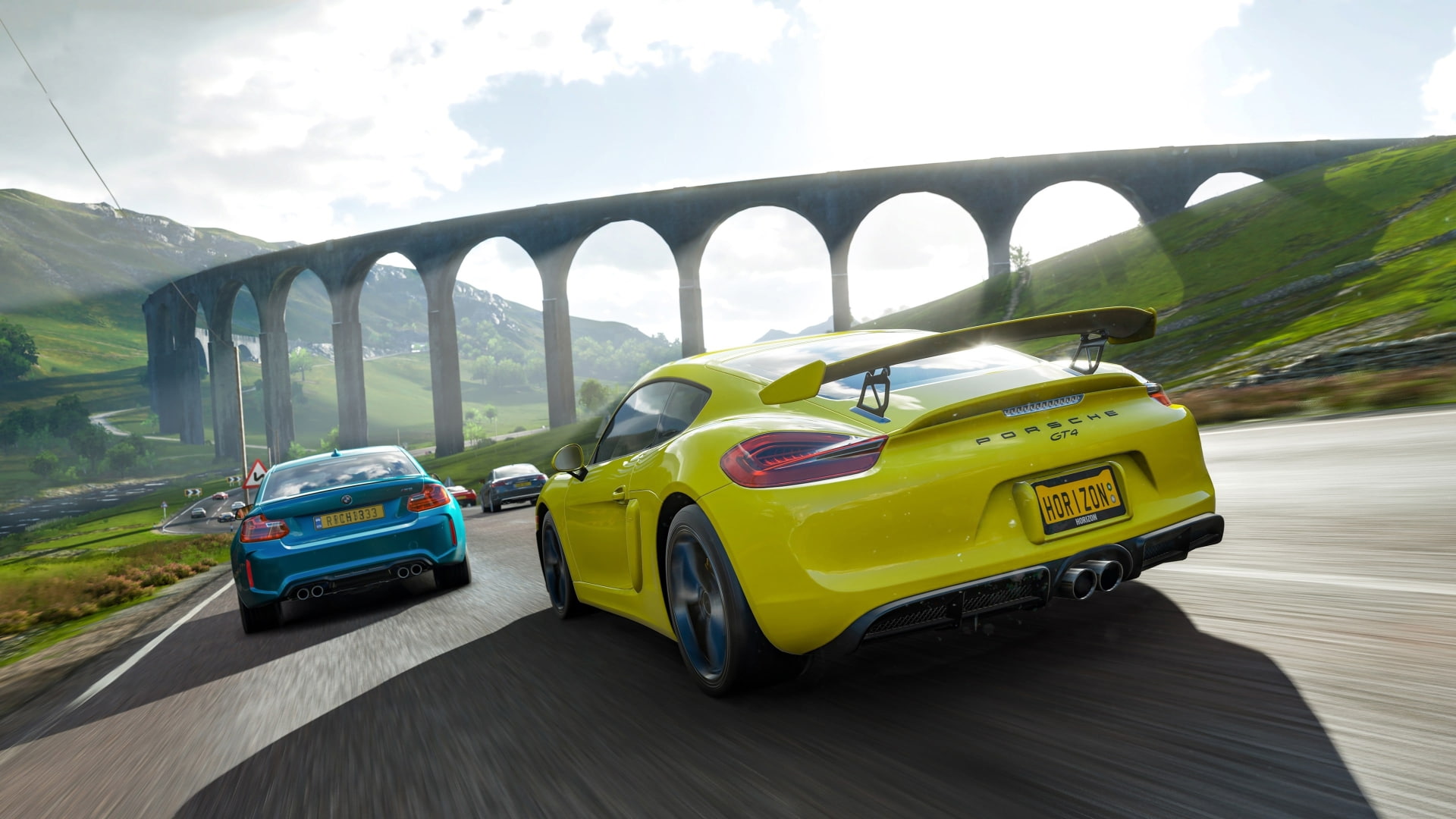 Porsche Cayman GT4, BMW M2, Forza Motorsport, 1080P, Forza Horizon 4, HD Wallpaper