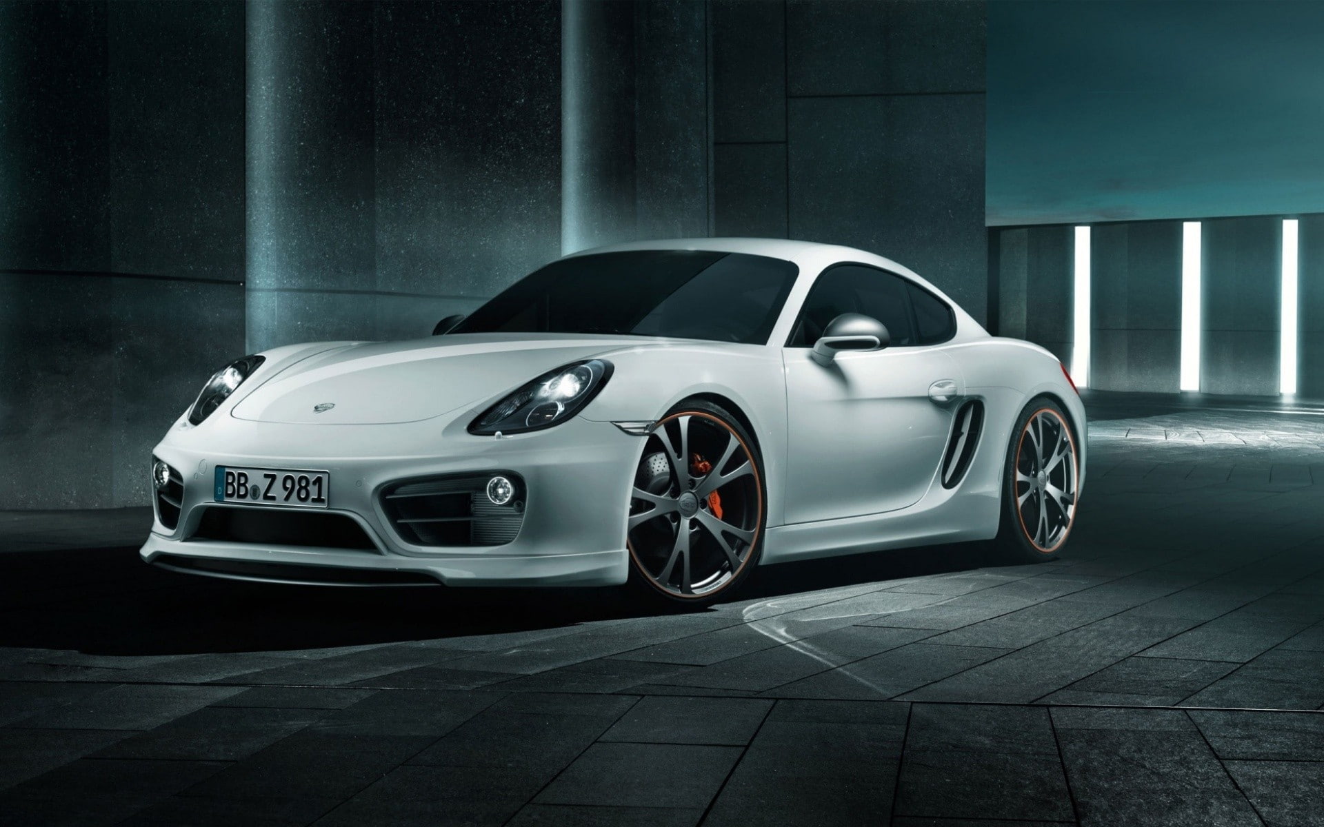 chrome, shiny, transportation, modern, luxury, silver colored, Porsche Cayman, architecture, white cars, 1080P, sports car, wealth, mode of transportation, HD Wallpaper