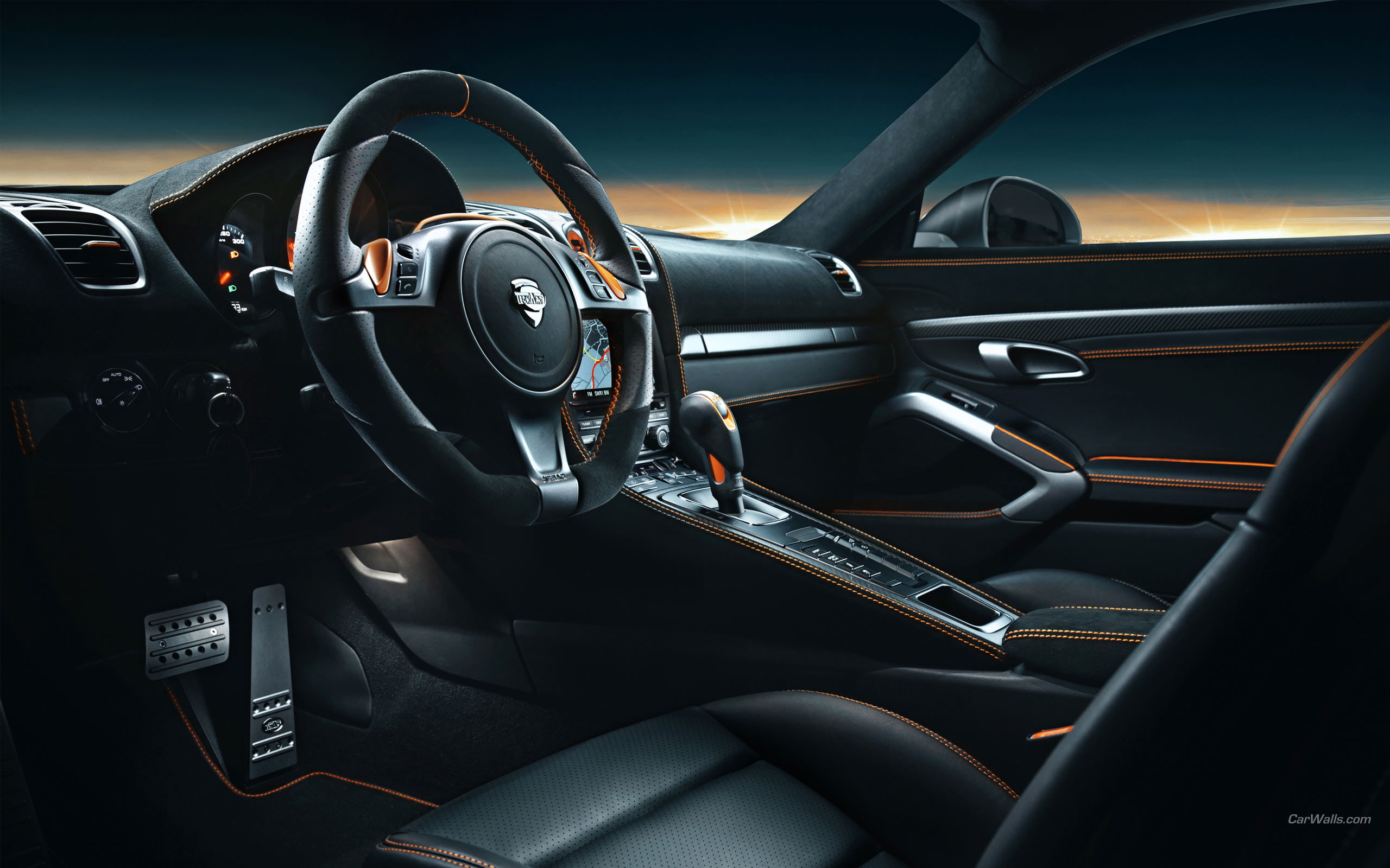 cayman, 2K, interior, hd, porsche, cars, HD Wallpaper