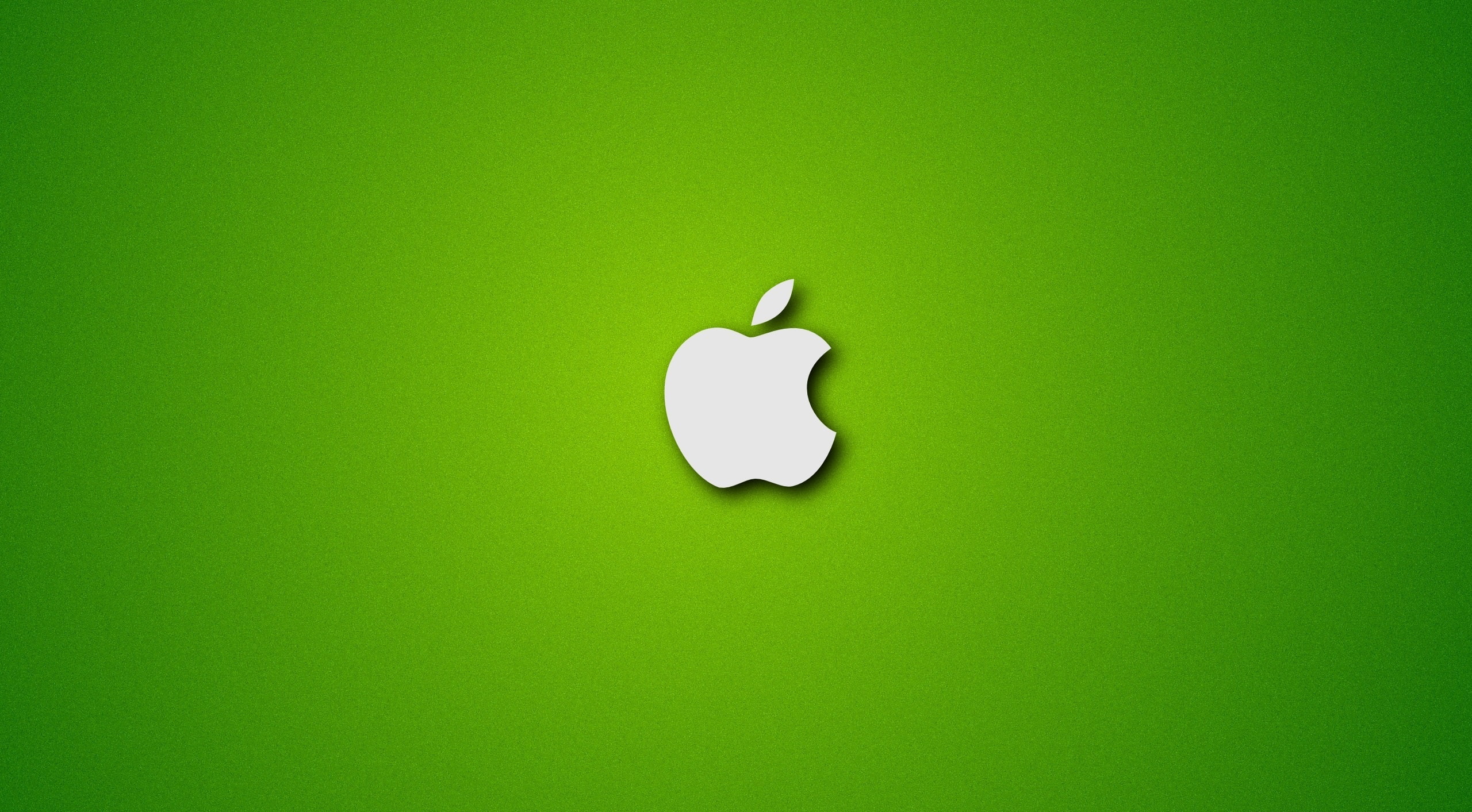 logo, apple, Computers, background, noisy, green, Mac, 2K, HD Wallpaper