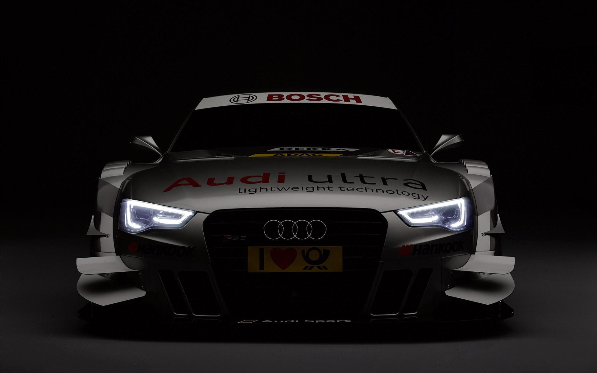 cars, audi, rs, 1080P, 2013, dtm, gray, HD Wallpaper