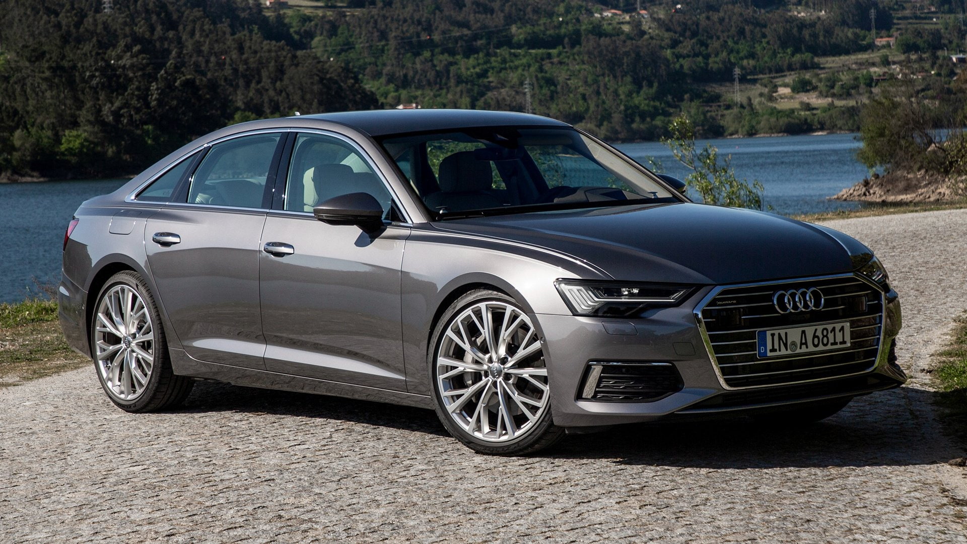 Luxury Car, Silver Car, 1080P, Sedan, Car, Audi A6, Audi, HD Wallpaper