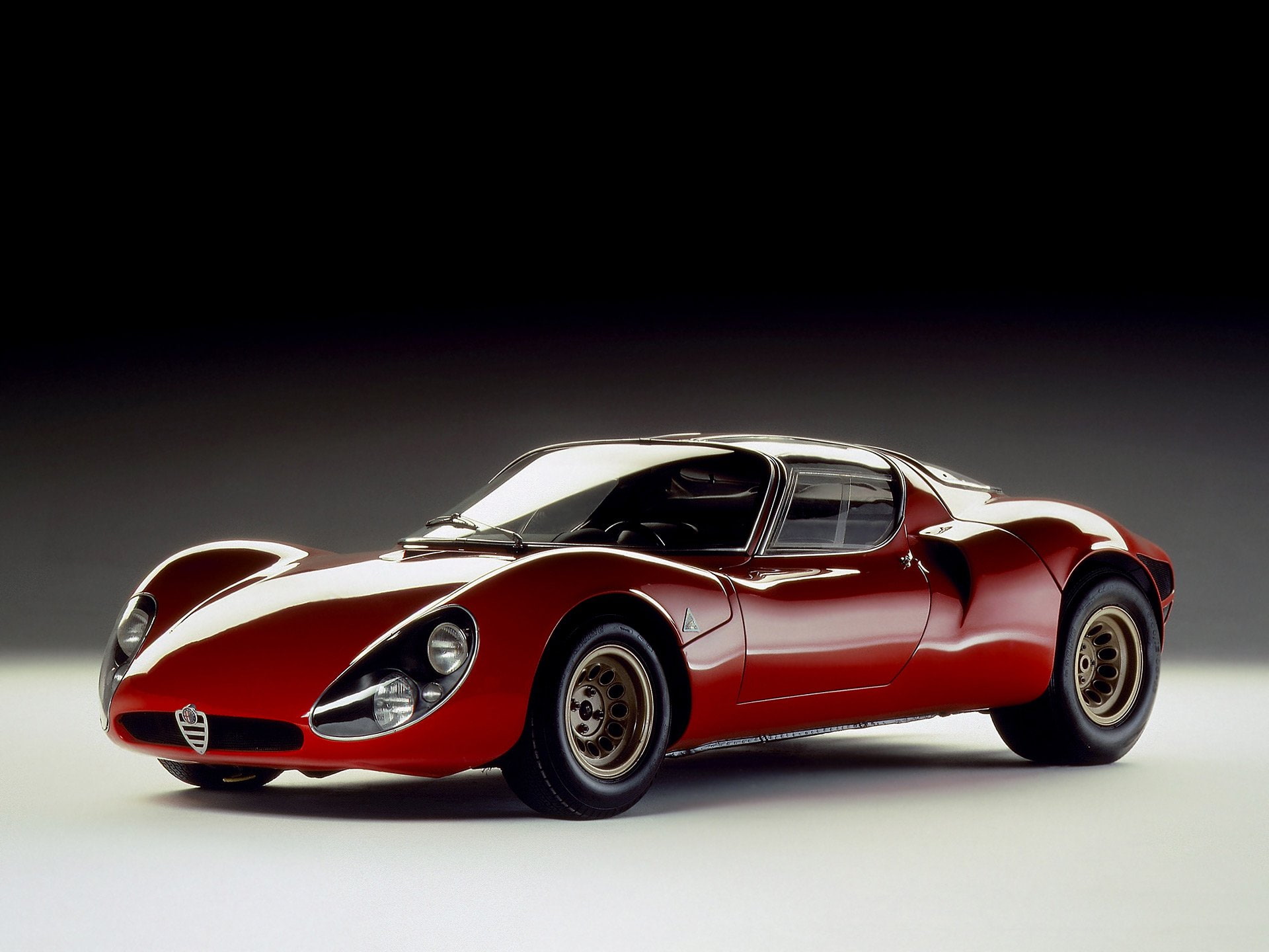 prototipo, romeo, tipo, classic, alfa, supercar, tipo-33, 1967, 1080P, stradale, HD Wallpaper