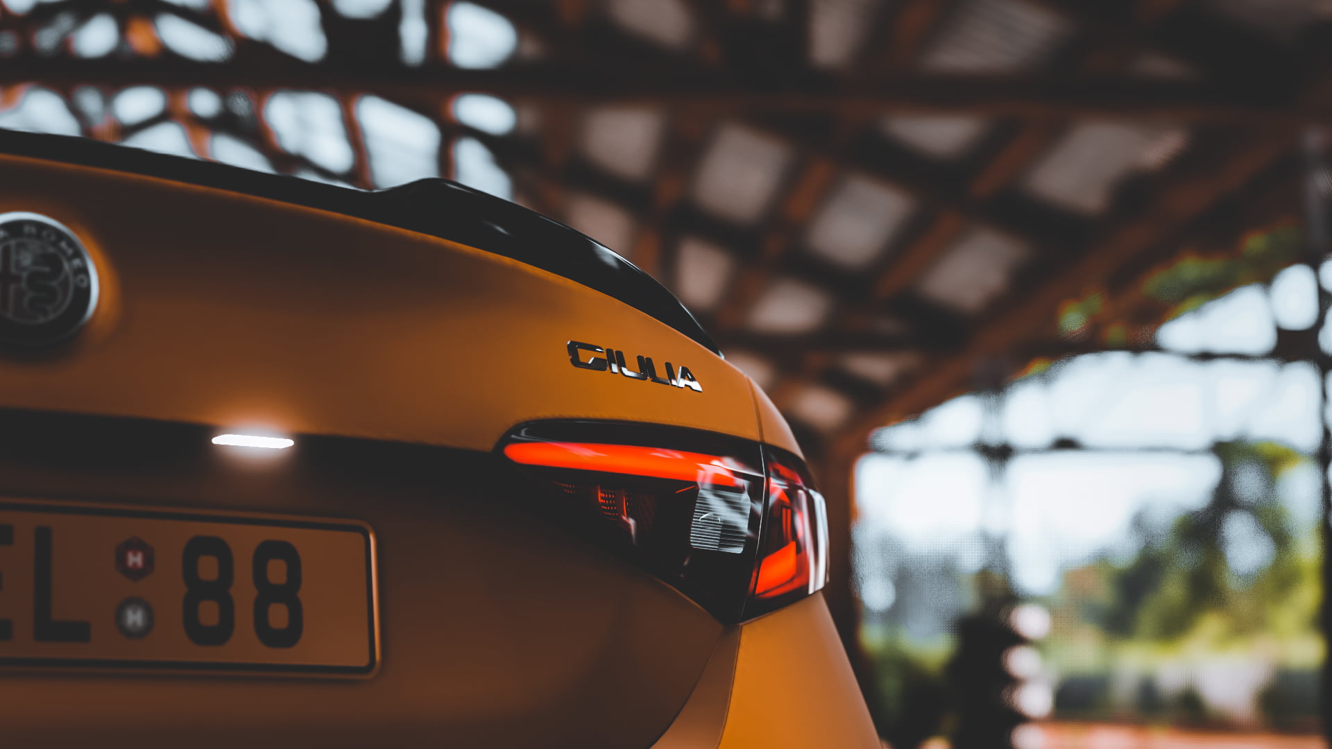 Forza Horizon 4, Alfa Romeo Giulia, video games, Alfa Romeo, 1080P, quadrifoglio, car, HD Wallpaper