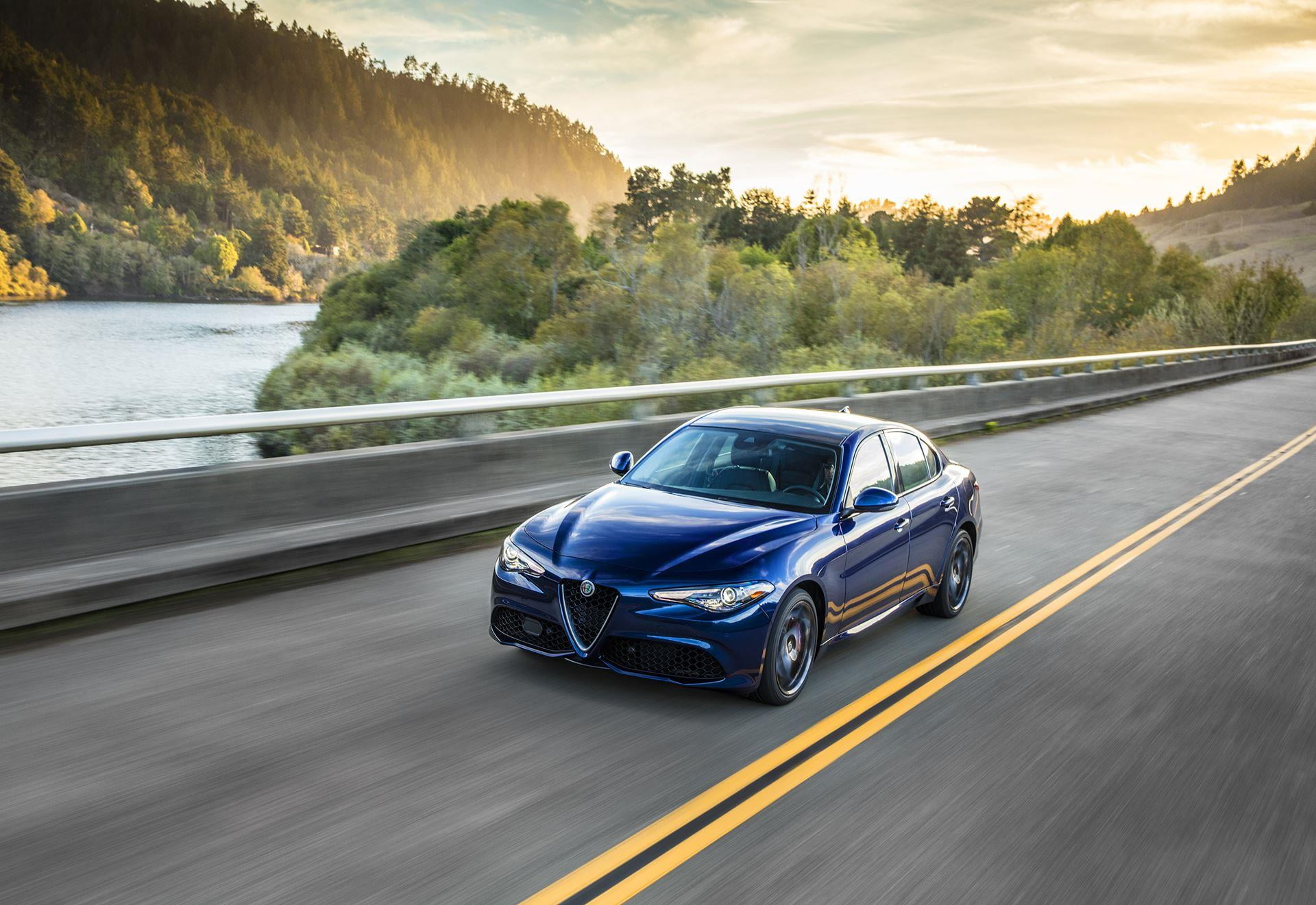 romeo, 1080P, car, alfa, giulia, HD Wallpaper