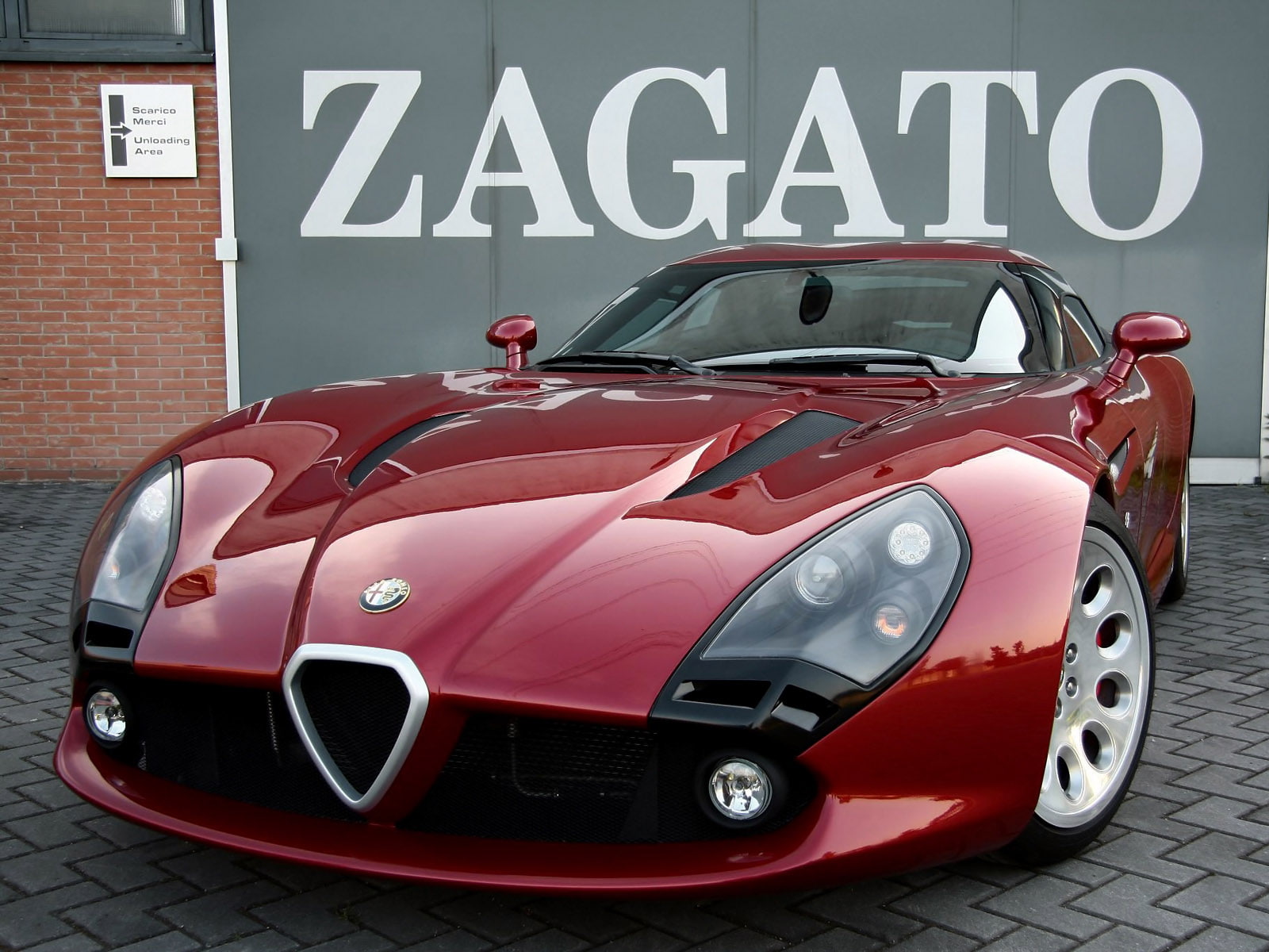 2011, 720P, tz3, stradale, zagato, alfa, romeo, supercars, supercar, HD Wallpaper