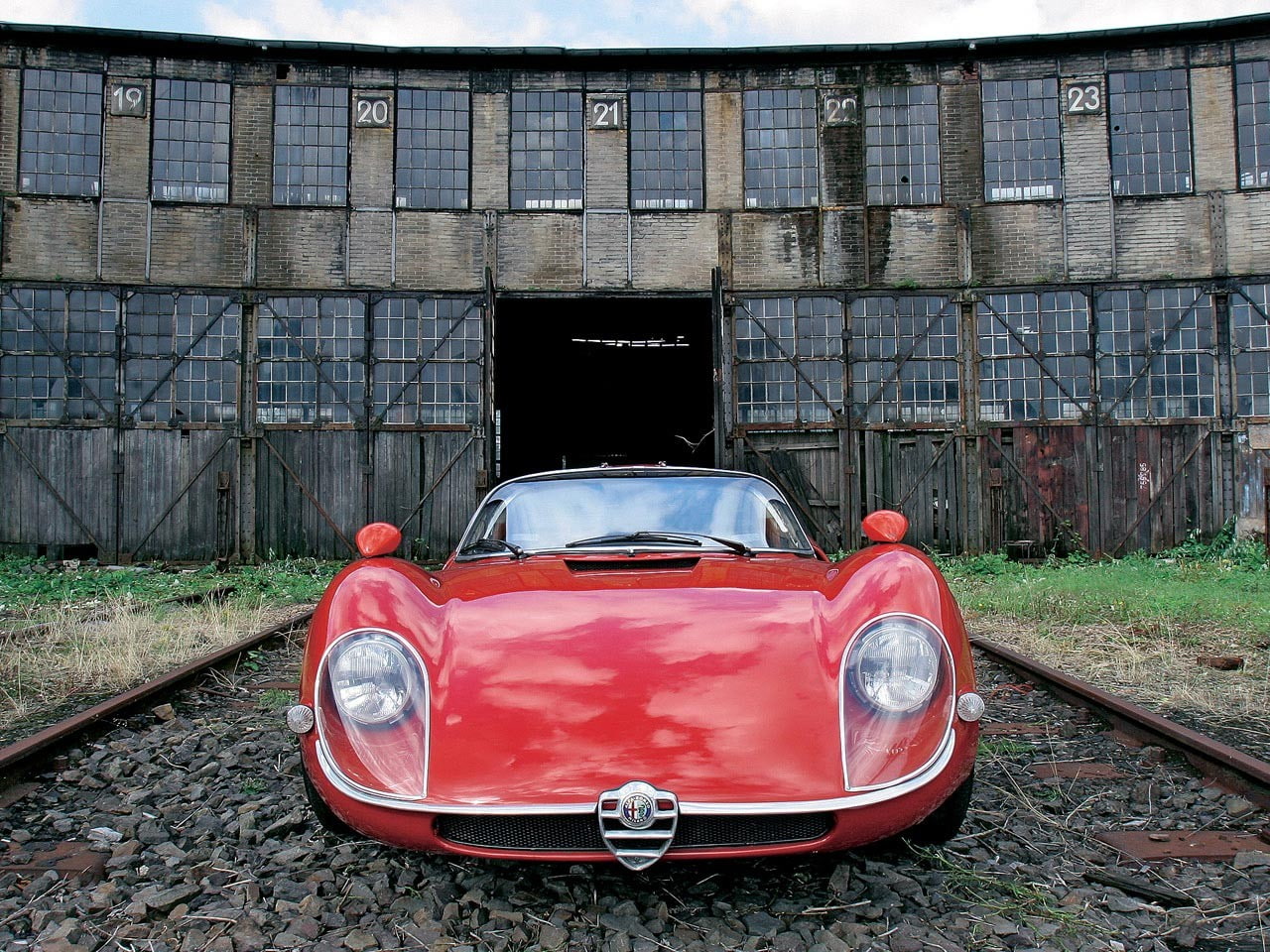 old car, 1967 33 Stradale, 720P, Alfa Romeo, HD Wallpaper