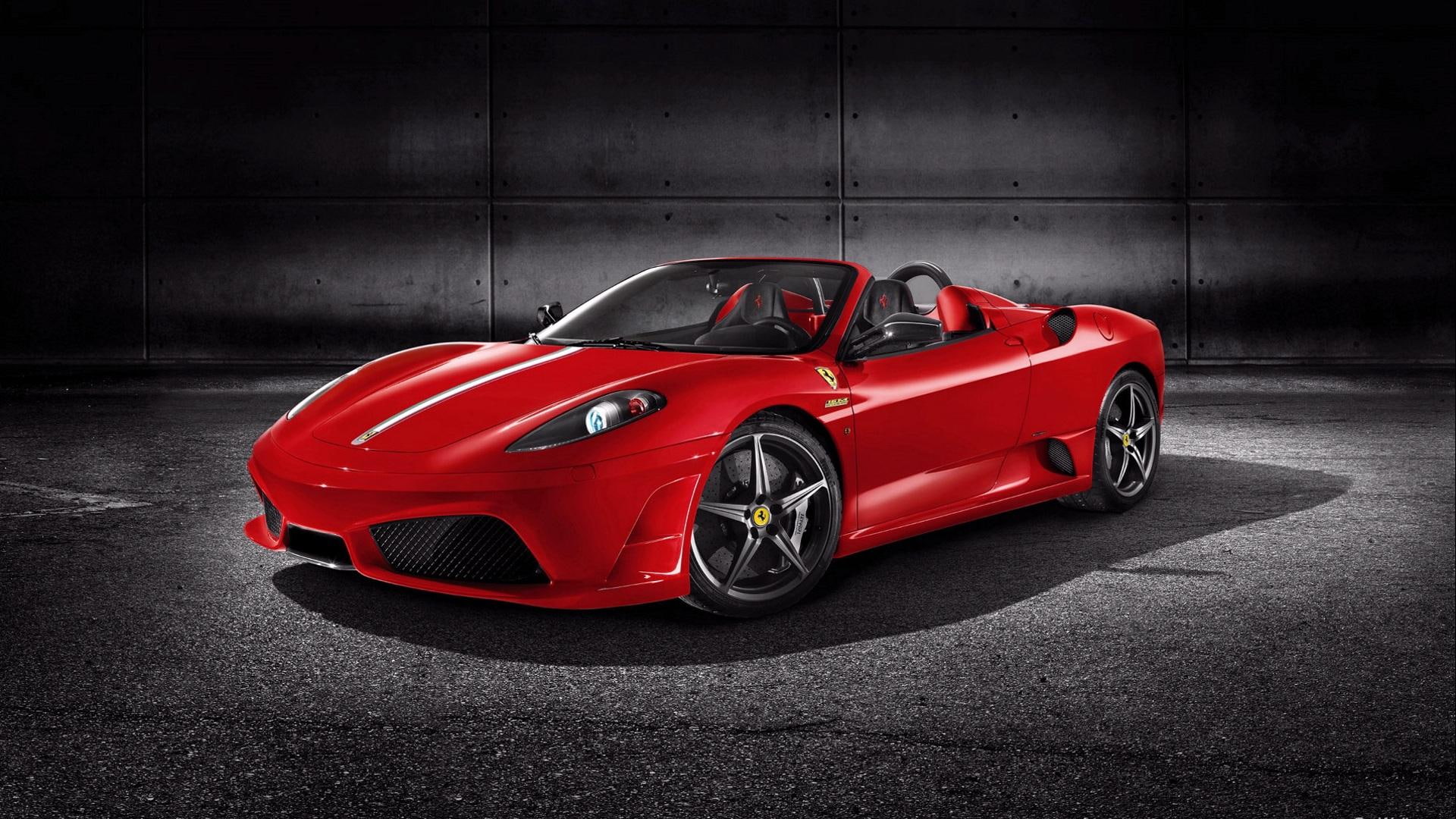ferrari, f, cars, scuderia, 1080P, supercar, f430, spider, sports, super, convertible, HD Wallpaper