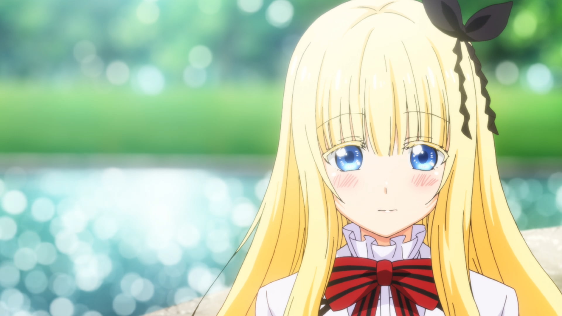 Anime, Kishuku Gakkou No Juliet, Blonde, Girl, Blush, Juliet Persia, 1080P, Blue Eyes, HD Wallpaper
