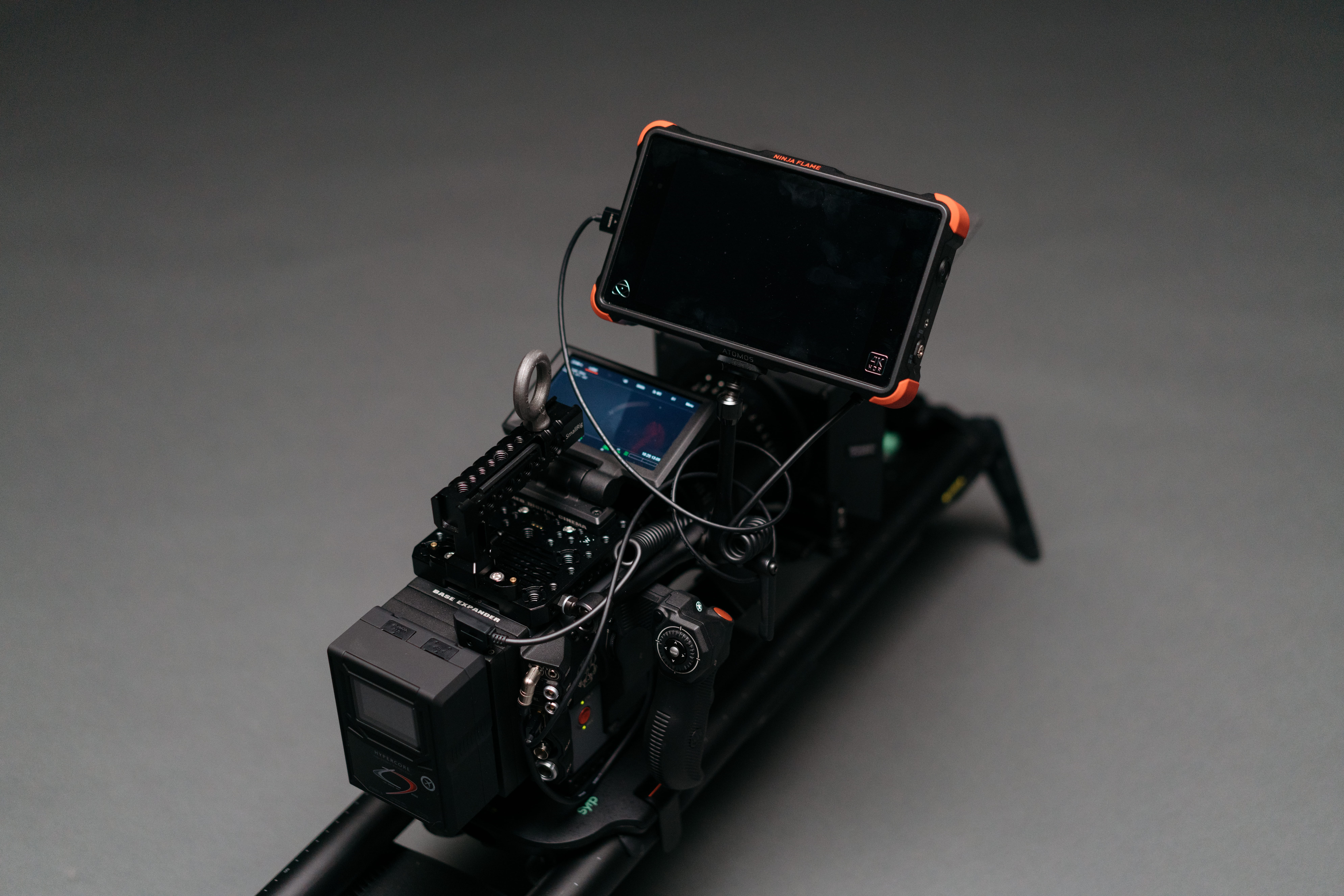camera, attached, photography themes, digital camera, camera - photographic equipment, video camera, red, connection, black, light, home video camera, communication, HD Wallpaper