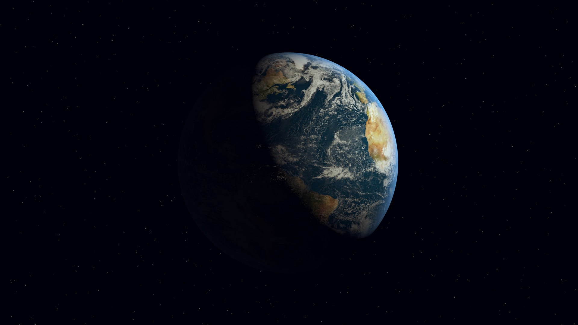satellite view, black background, physical geography, single object, studio shot, nature, 3D, space exploration, space, planet, planet - space, night, sphere, HD Wallpaper