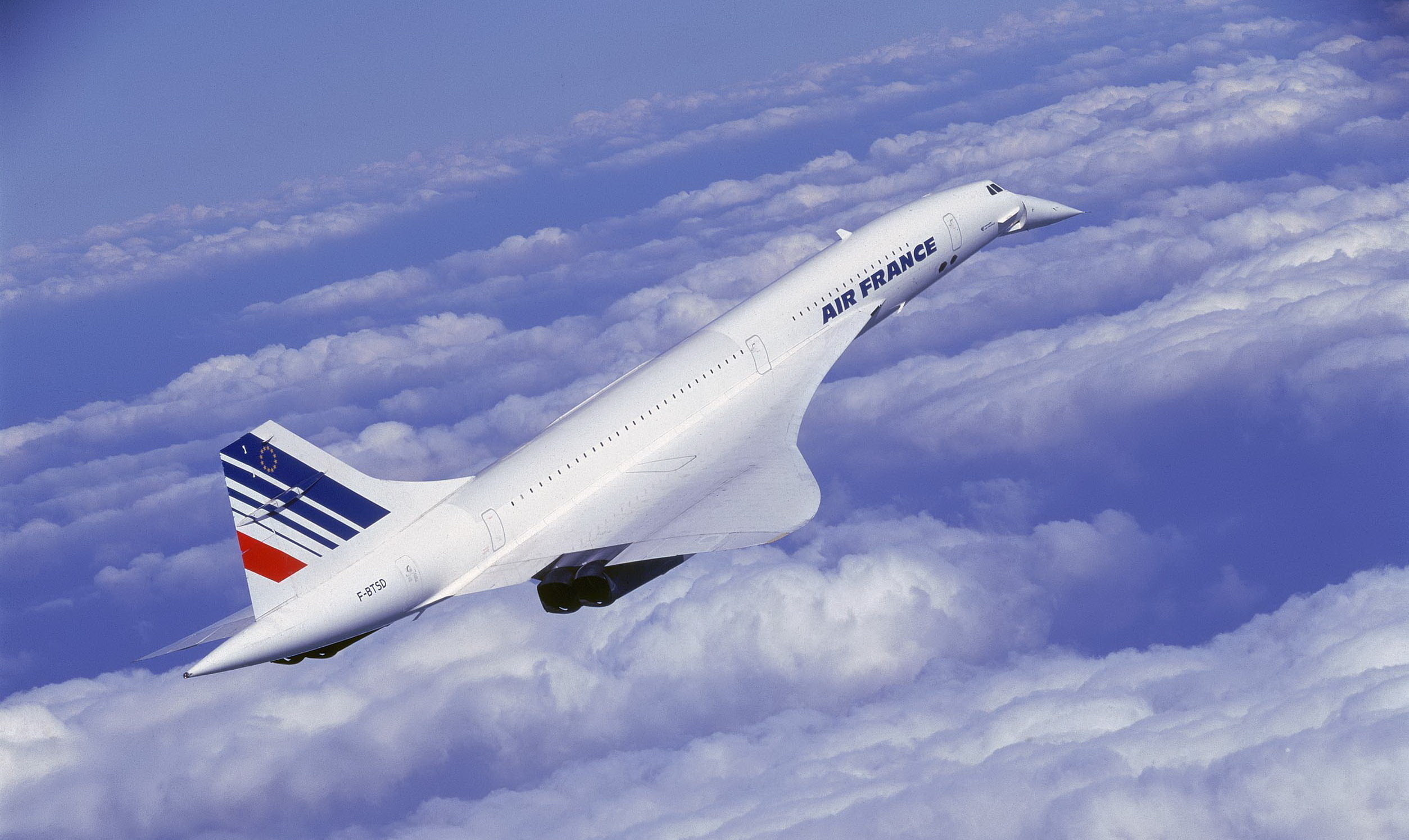 France, Concord, white, airplane, 1080P, flight, air, HD Wallpaper