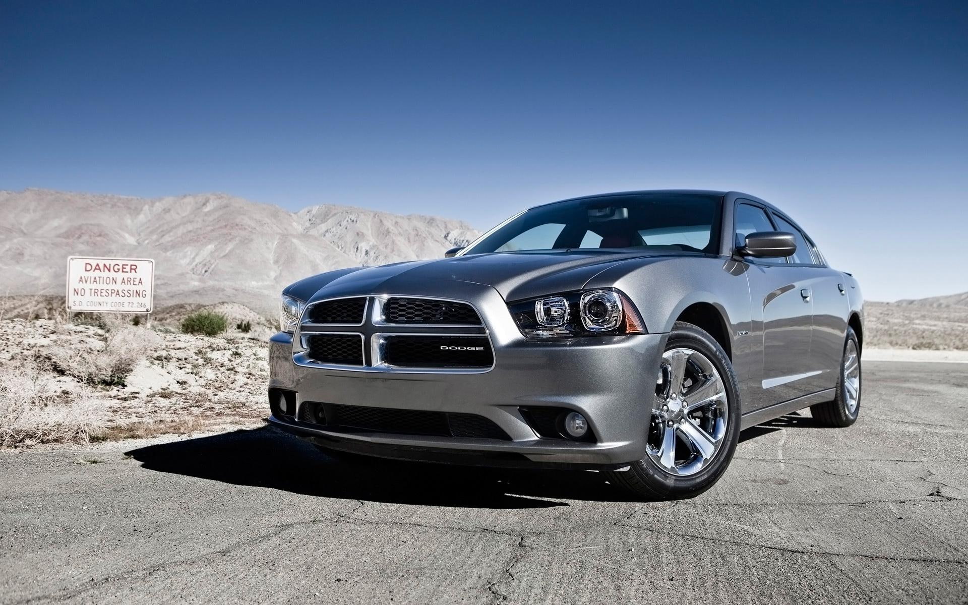 charger, rt, silver, dodge, 1080P, 2012, cars, challenger, HD Wallpaper