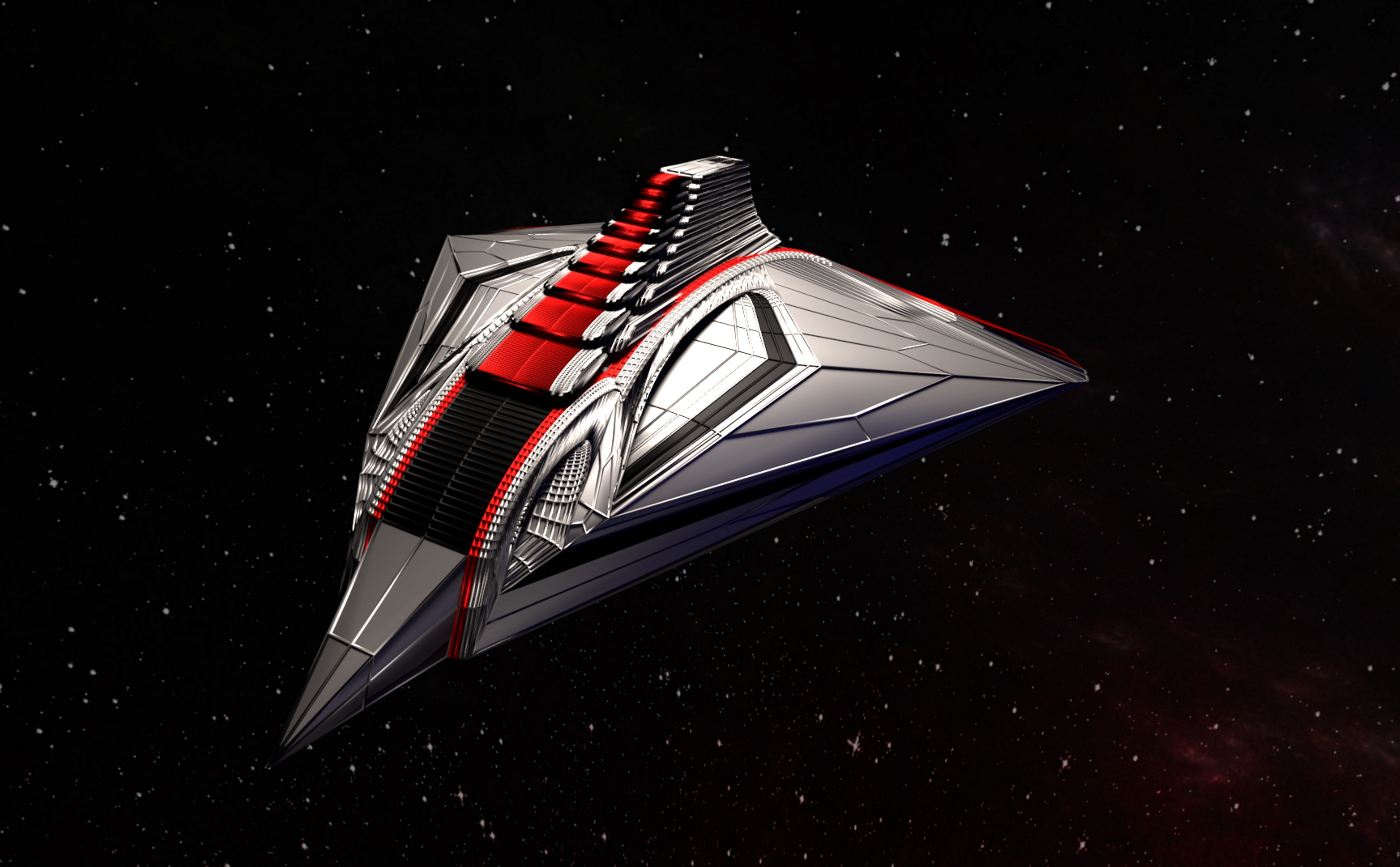 5K, scifi, Aliens, sciencefiction, Space, Background, spaceship, 3Dmodel, HD Wallpaper