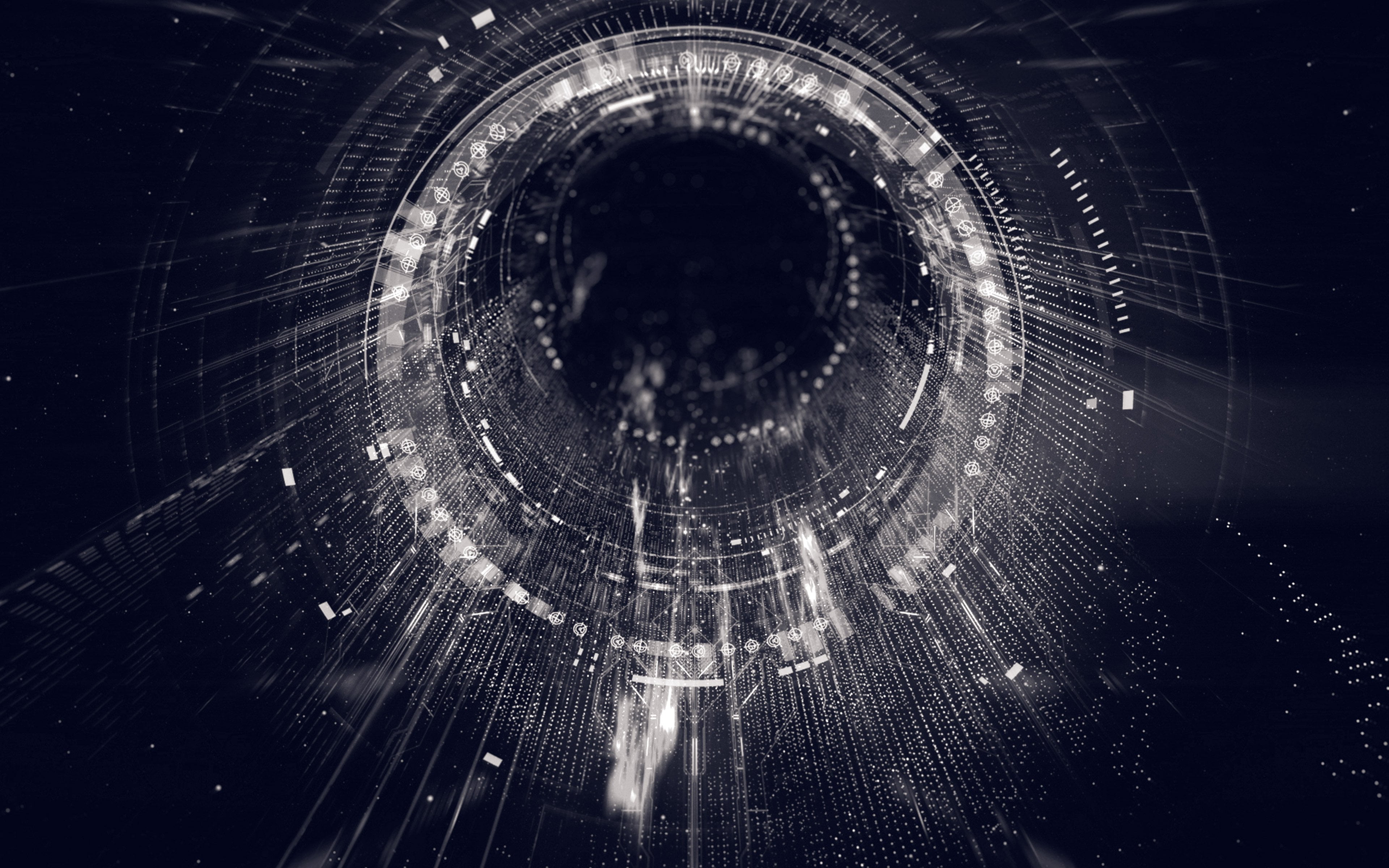 art, black background, backgrounds, digital, close-up, pattern, fragility, concentric, circle, spider web, full frame, indoors, illustration, geometric shape, HD Wallpaper