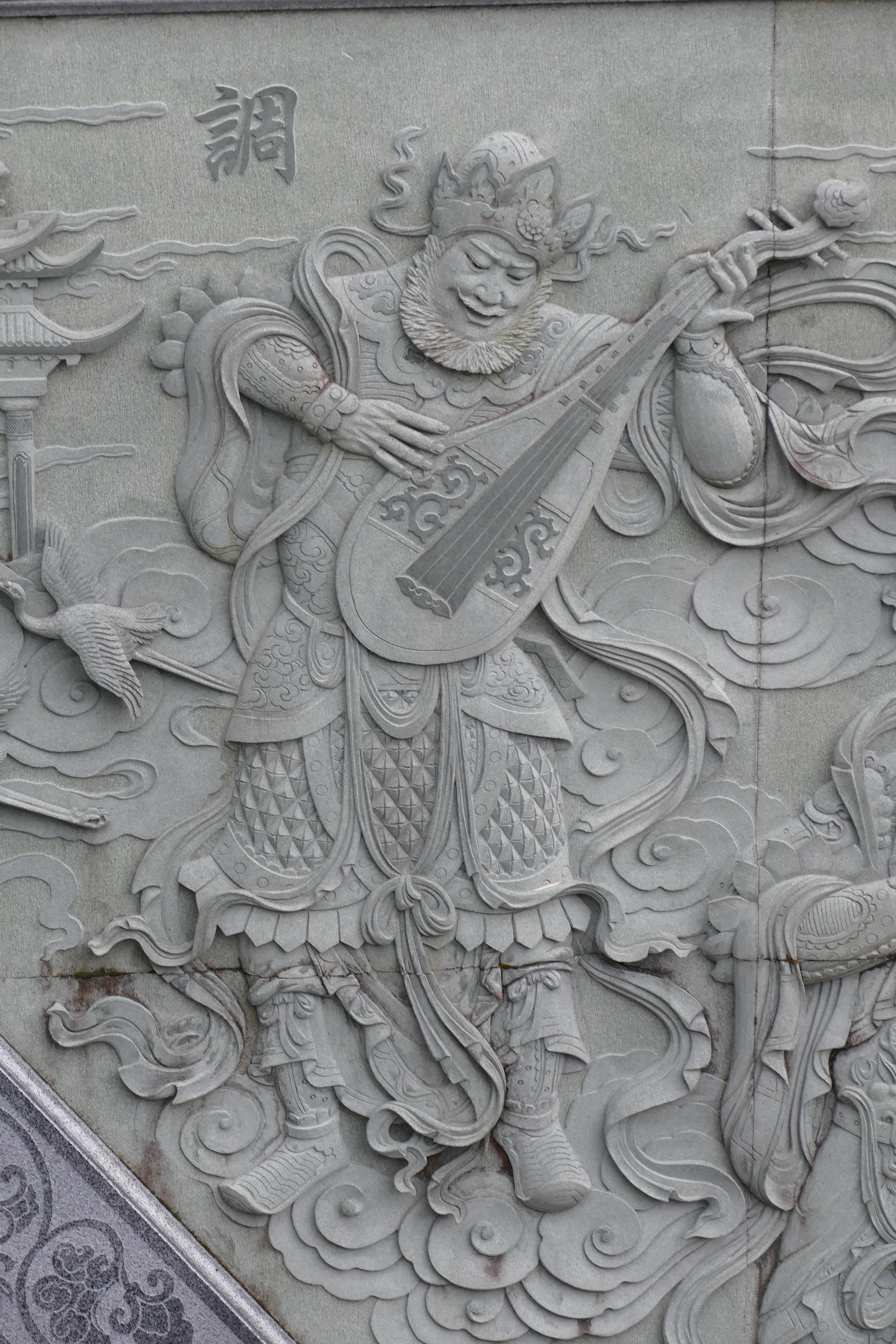 music, craft, day, ornate, carving - craft product, bas relief, relief, the past, religion, no people, male likeness, spirituality, history, musician, ancient civilization, Phone HD Wallpaper