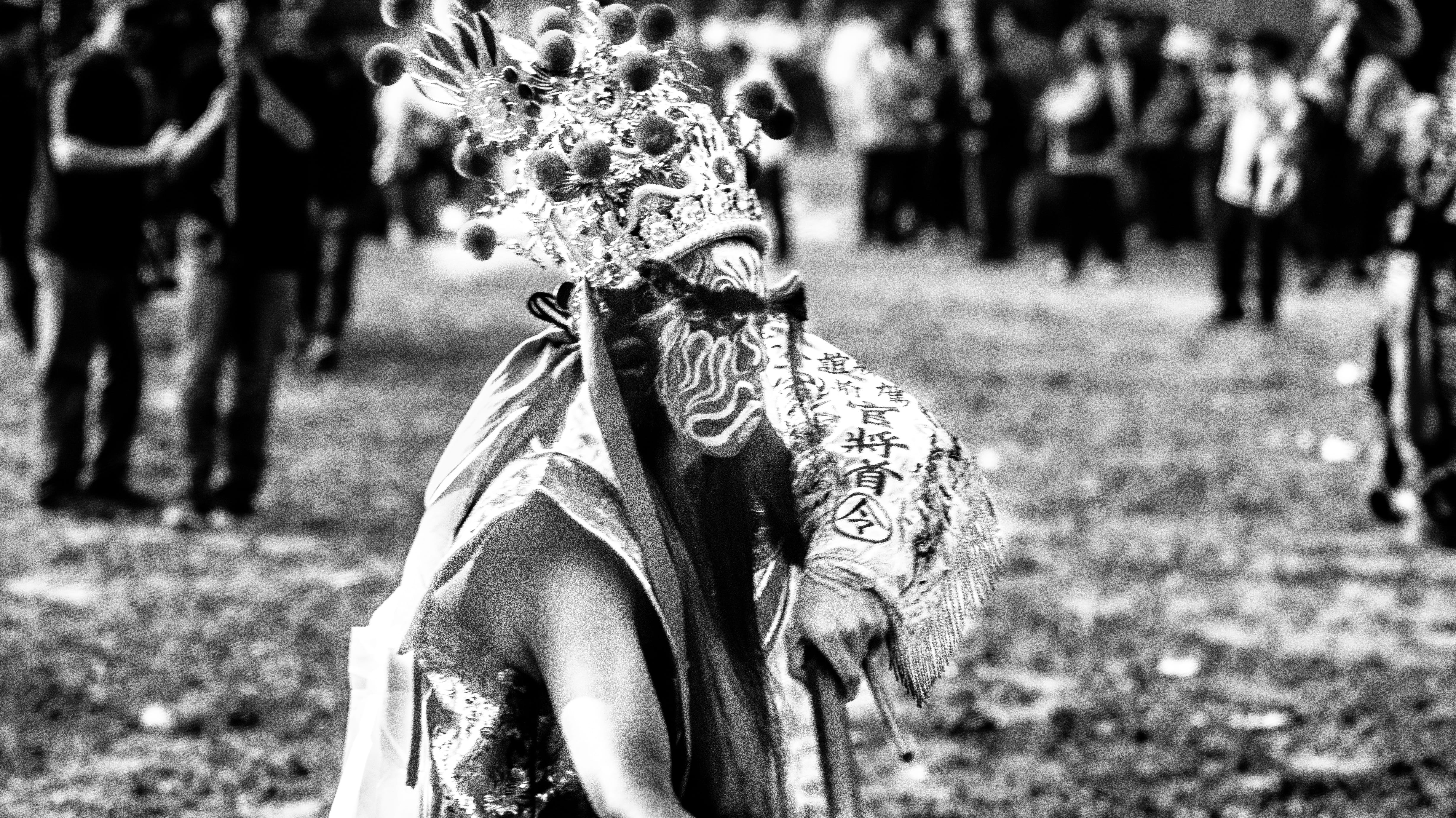 clothing, clairvoyance, adult, outdoors, god, real people, people, mask - disguise, celebration, 4K, taiwan, fair, event, carnival - celebration event, HD Wallpaper