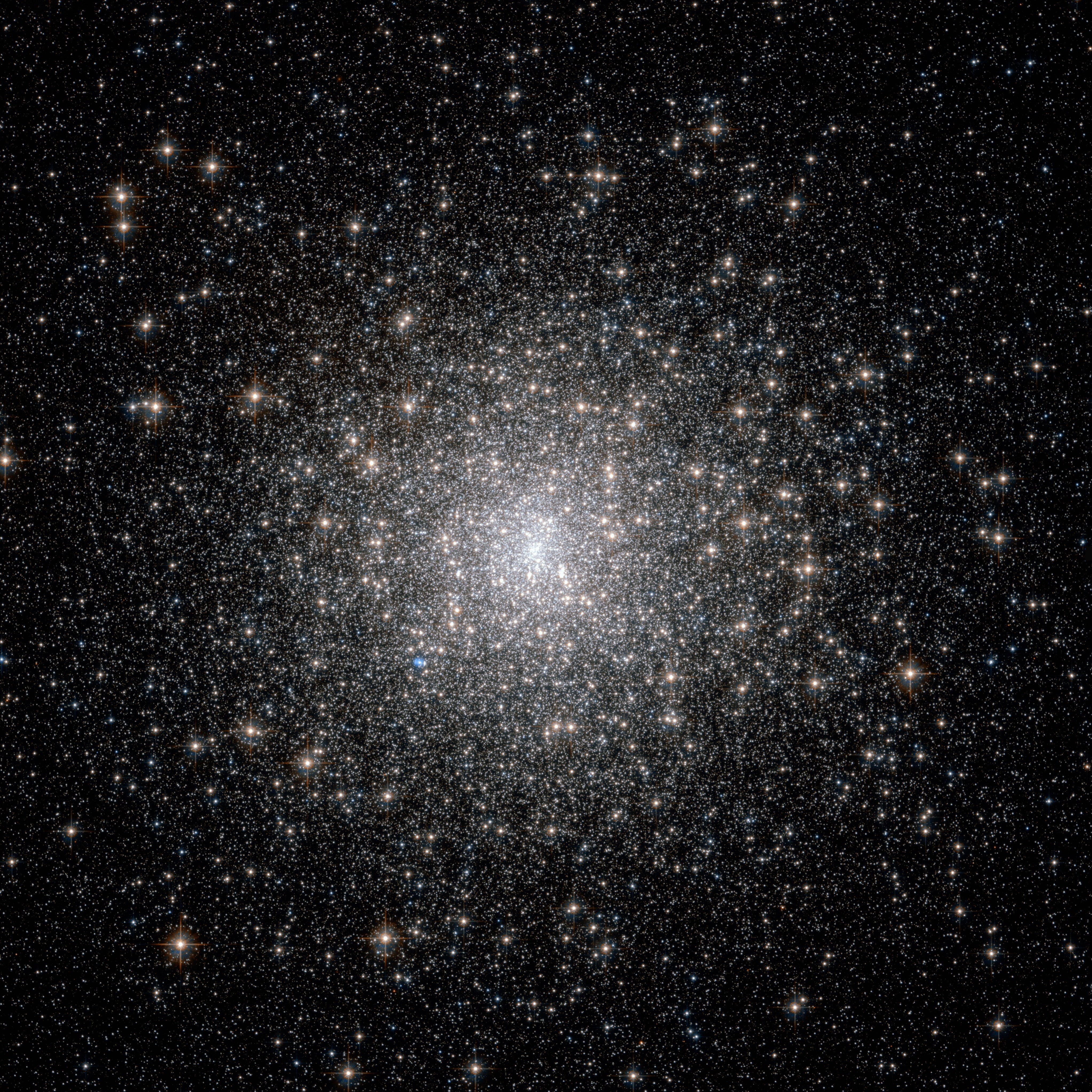 4K, star - Space, globular cluster, star, globular star cluster, space exploration, star birth, luminosity, ngc 7078, night, starry sky, galaxy, infinity, Phone HD Wallpaper