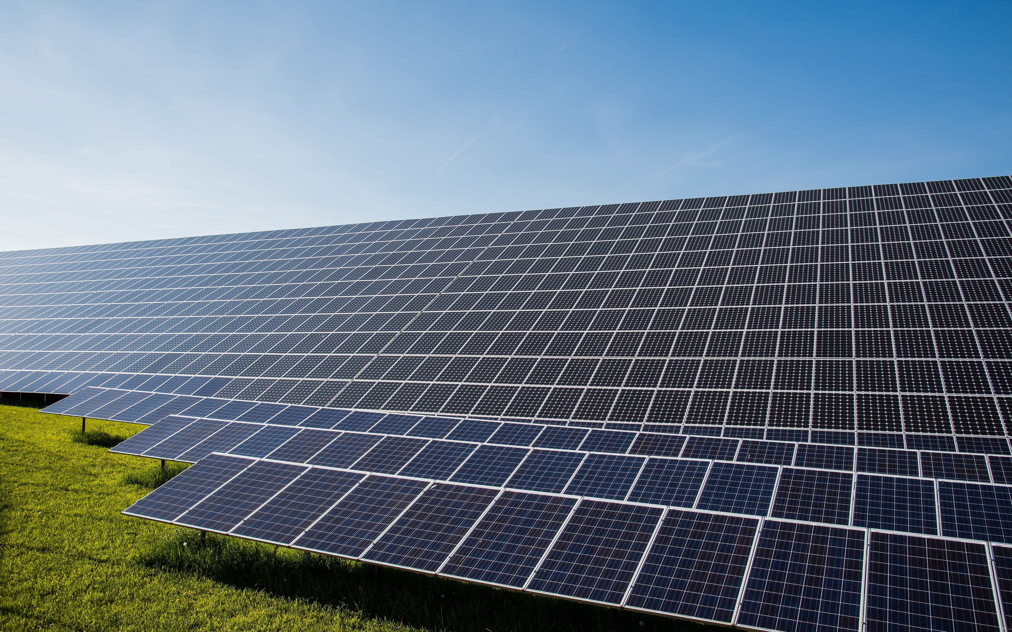 environment, nature, sustainable resources, sky, economy, blue, electricity, solar power station, environmental conservation, energy, human, fuel and power generation, HD Wallpaper