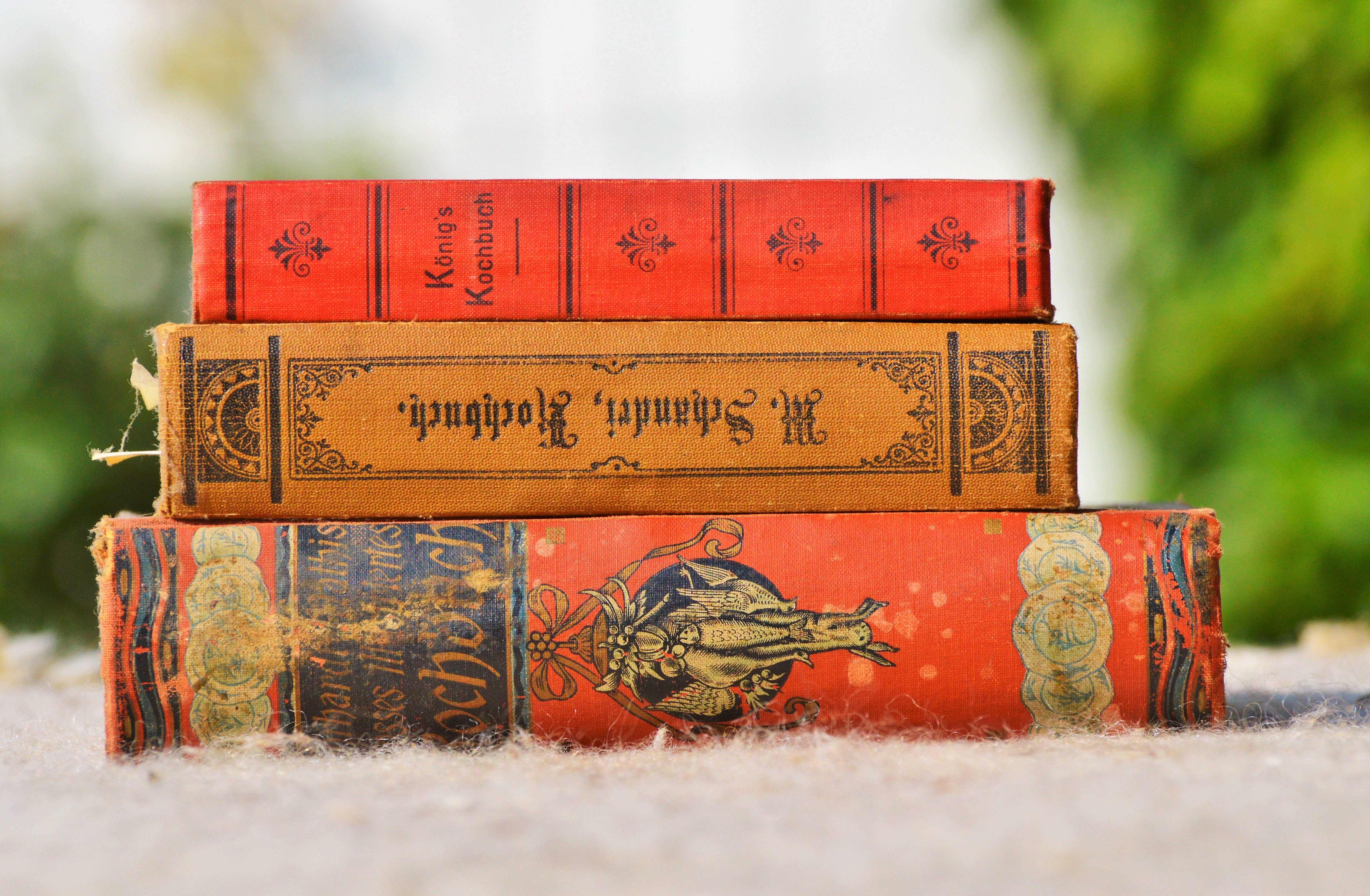 5K, used books, selective focus, worn, chinese new year, spine, historically, old books, paper, antiquarian, front view, no people, old cooking books, HD Wallpaper