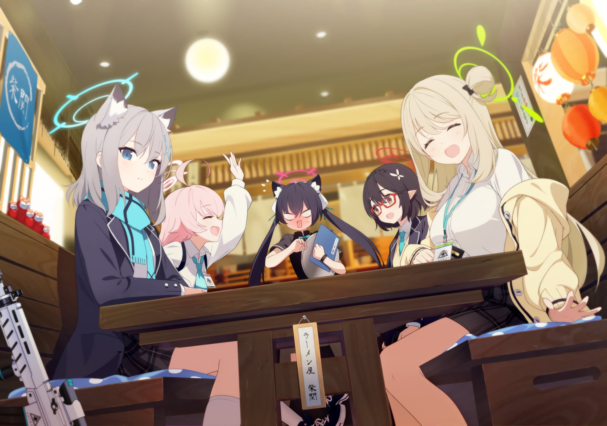 blue archive, anime girls, 1080P, HD Wallpaper