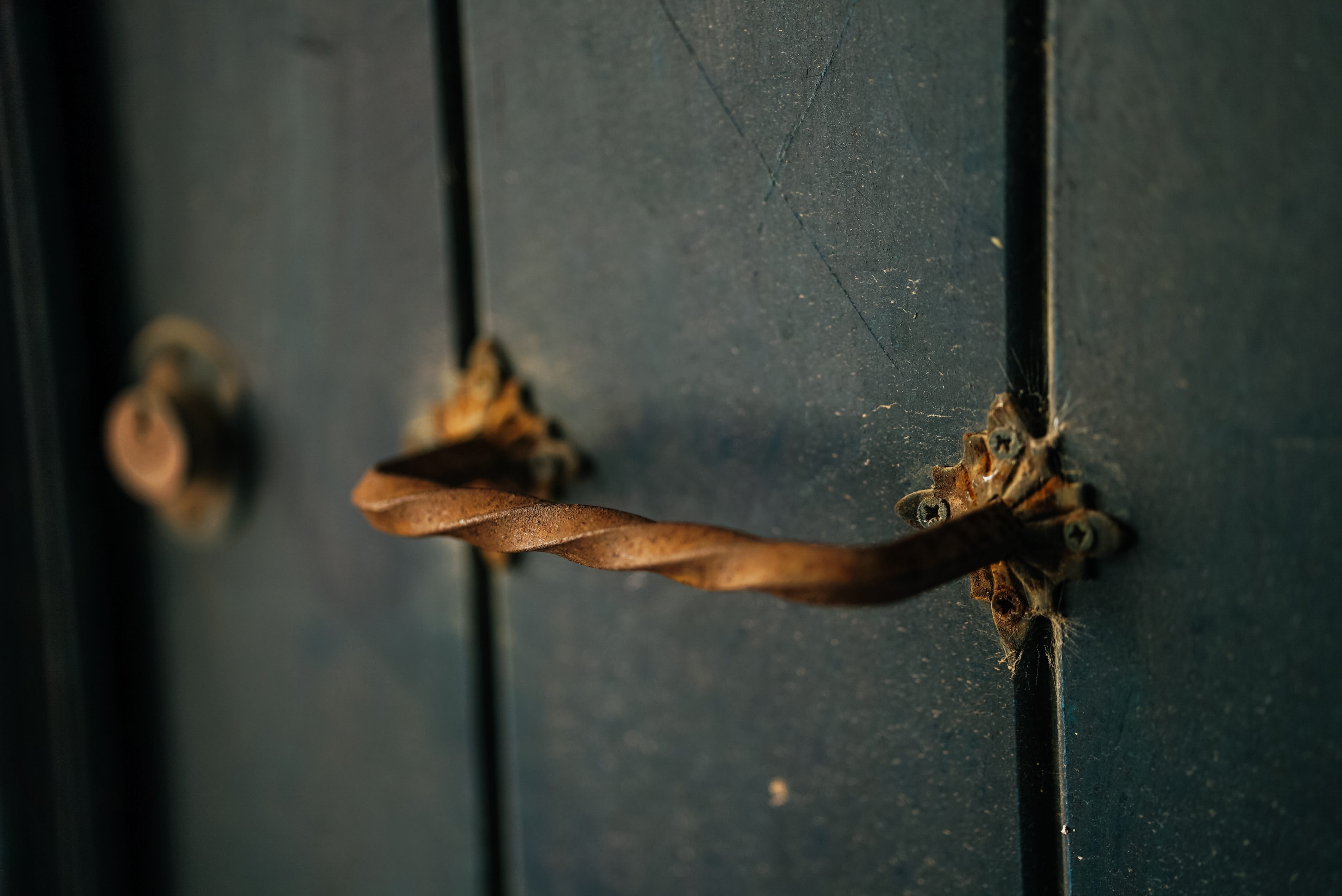 door, no people, barrier, key, metal, close-up, latch, entrance, apartment, front, wood, fence, nature, protection, selective focus, input, security, lock, HD Wallpaper
