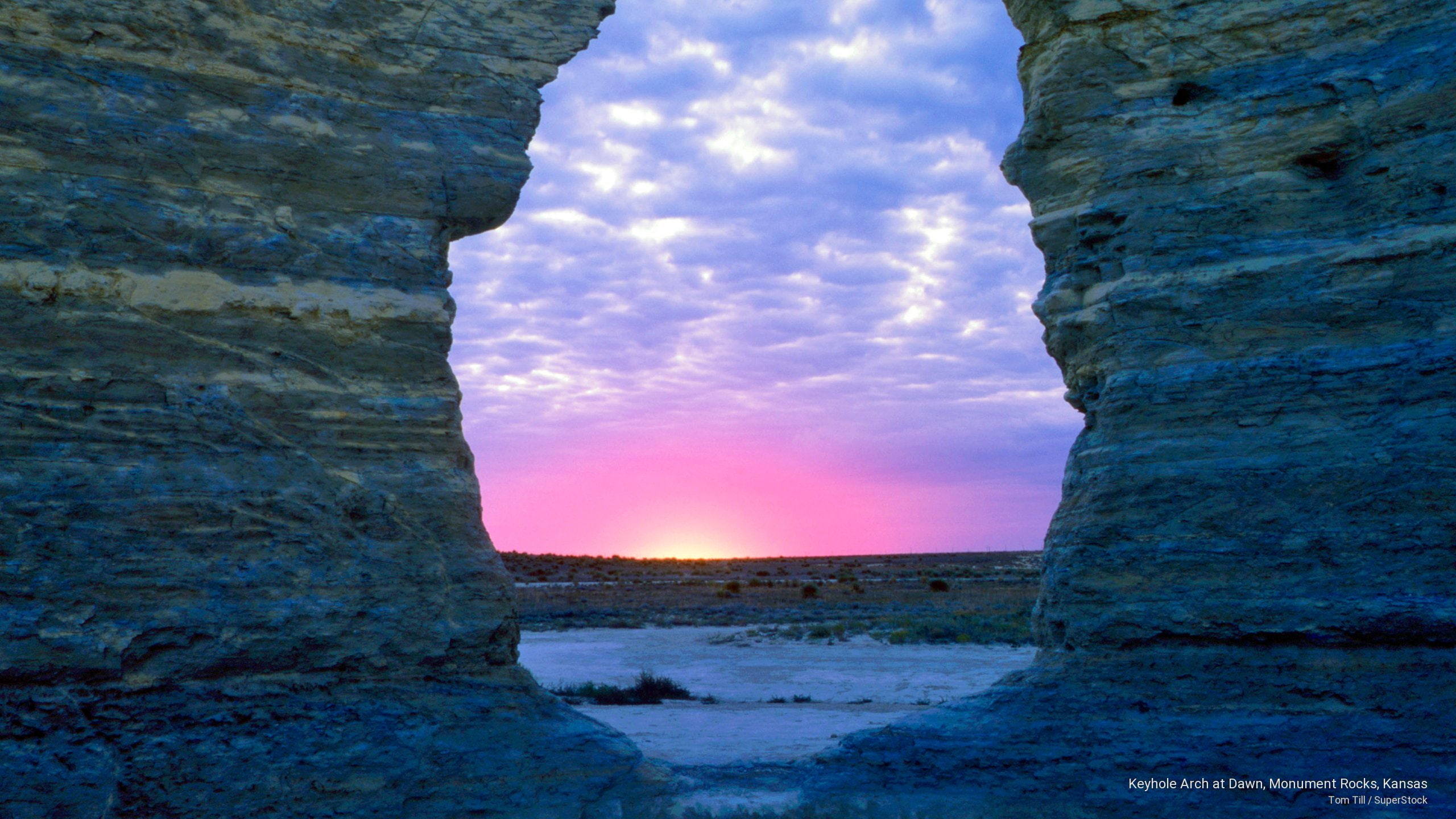 monument, dawn, kansas, keyhole, arch, 2K, rocks, North America, HD Wallpaper